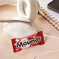 Vista 4 de Yummy Chew Mounds Snack Size Chocolate Candy Bars - Coconut and Dark Chocolate Fun Size Bars - 75 Individually Wrapped Pieces - 3 lbs. Bulk Party