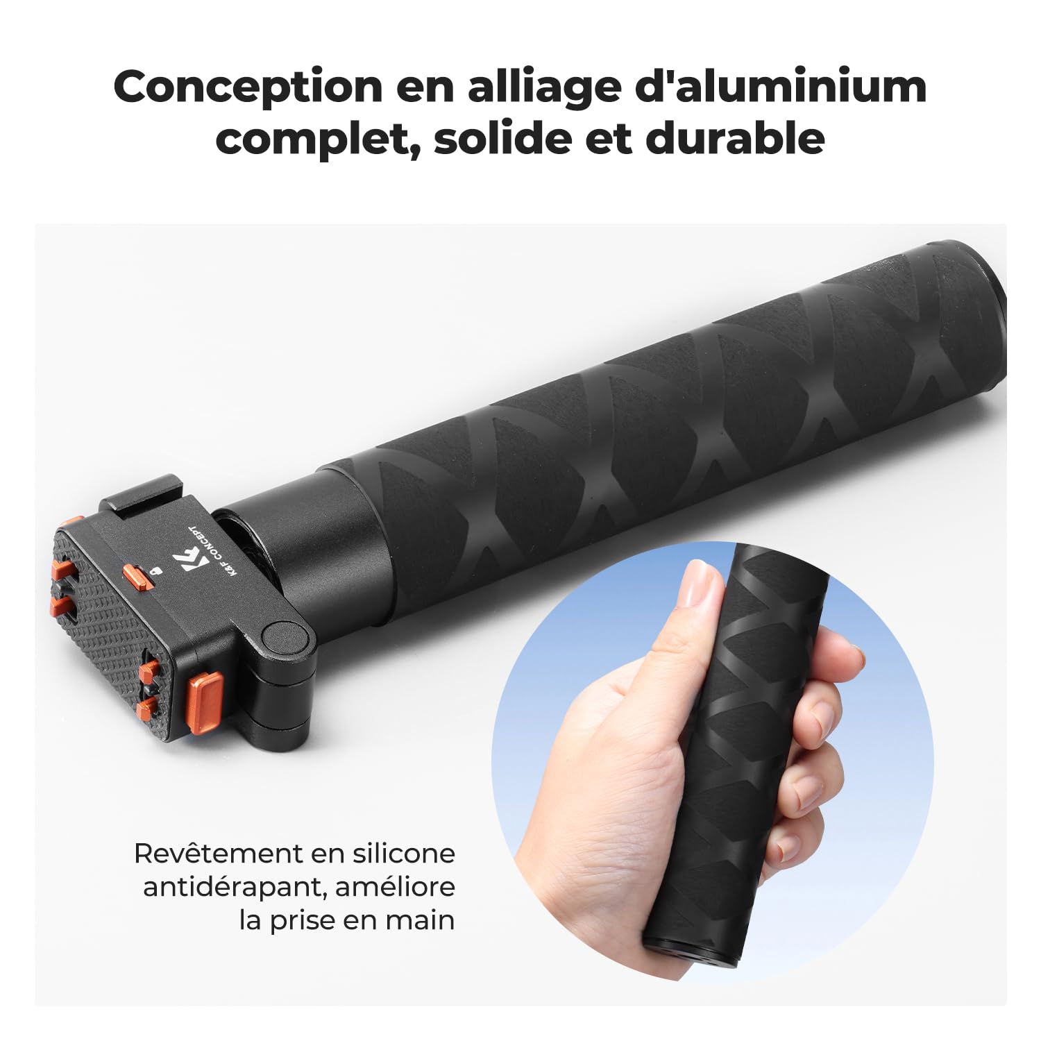 K&F CONCEPT Perche magnétique à dégagement Rapide améliorée 35''
