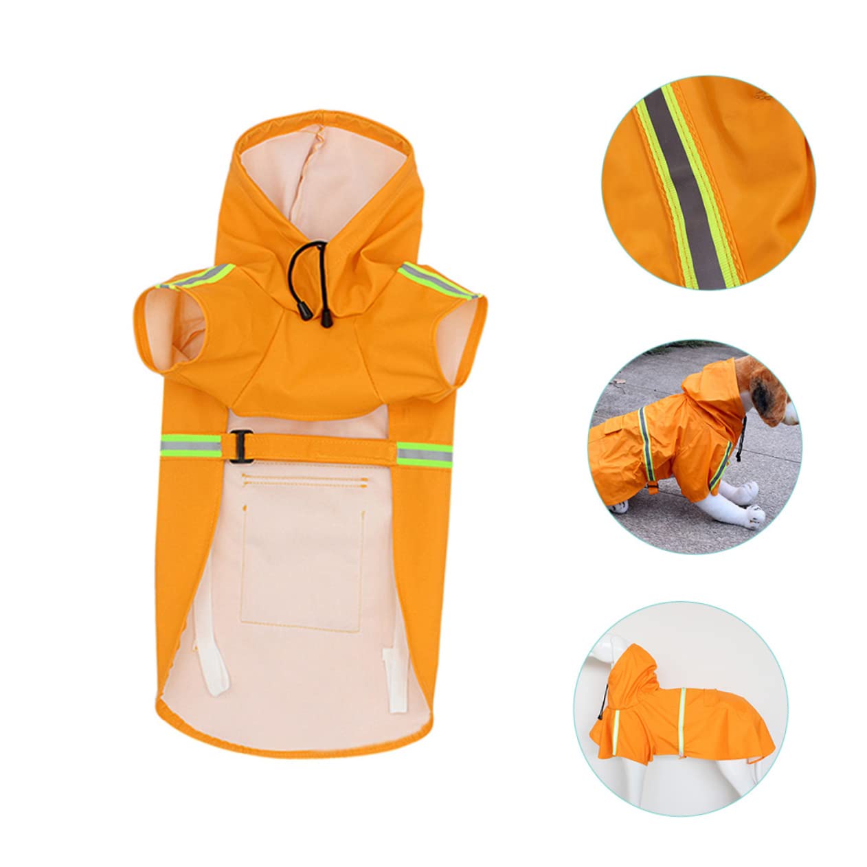 Manteaux de Pluie imperméables pour Chien, imperméable pour Chien, 2 pièces, imperméable pour Chien, Manteaux de Pluie pour grands Chiens, Accessoires imperméab