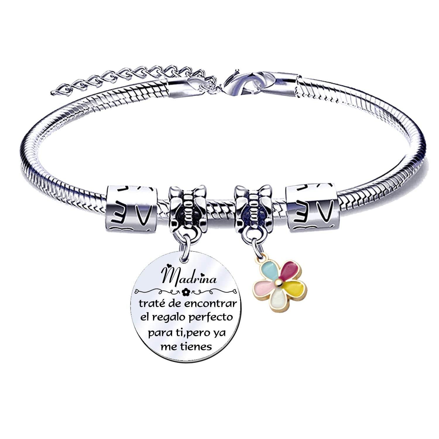 GULRK Pulsera Madrina Regalo Madrina Pulsera Madre Mujer Pulsera Regalo de Cumpleaños para Madrina Regalo del Día de la Madre pulsera madrina bautizo