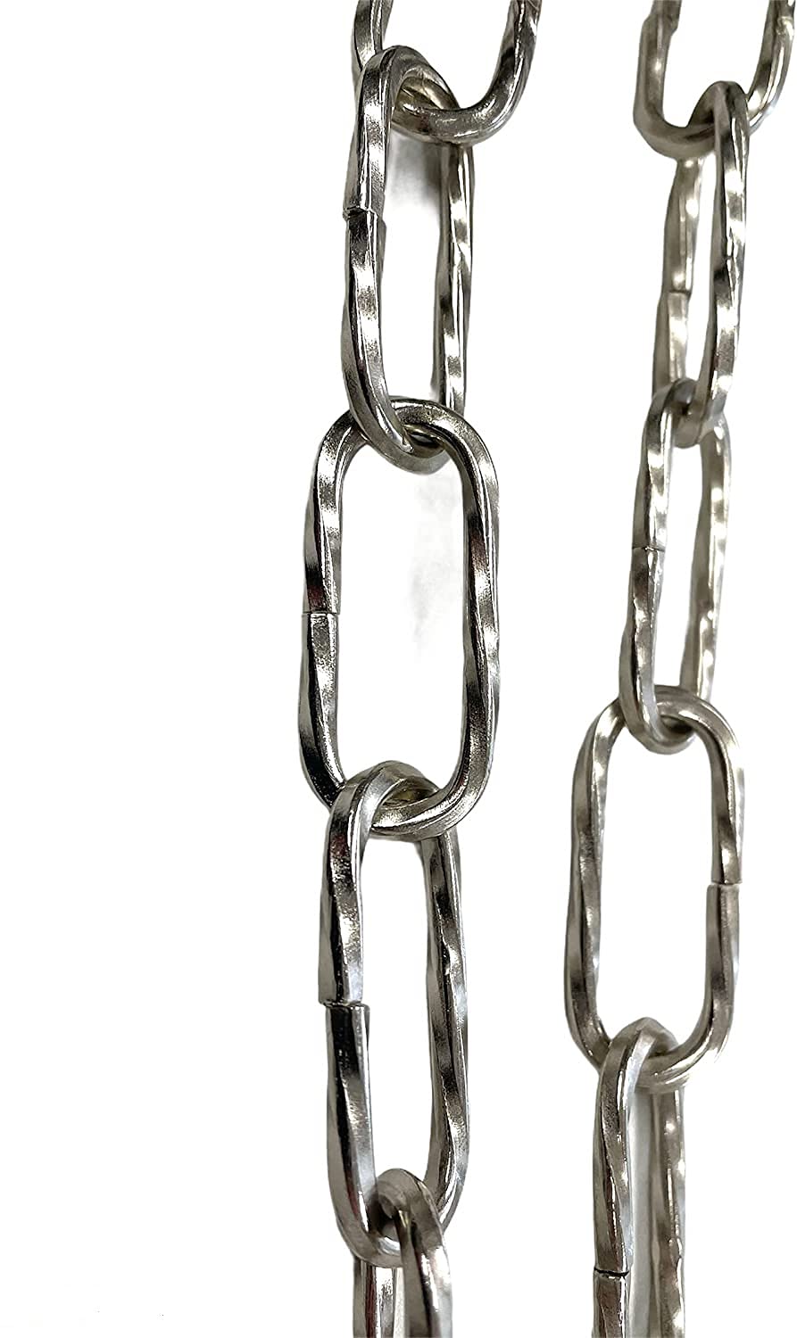 Chaîne pour lustre fumé torsadé 1 mètre diamètre 3,8 mm fer