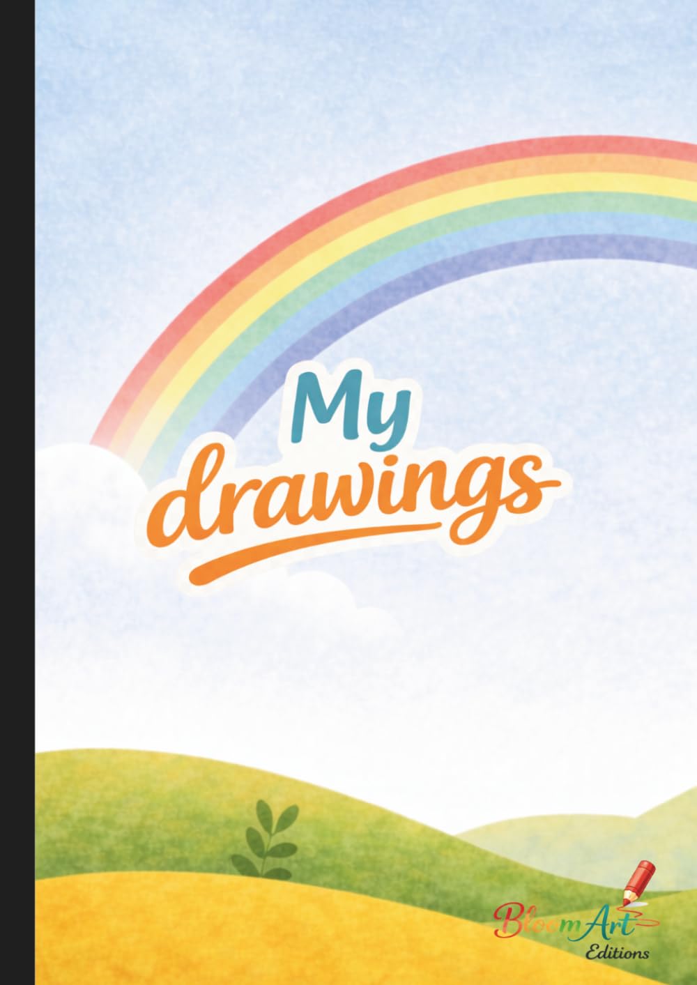 Kids drawing book A4 | Sketchbook | 100 Blank pages for drawing, coloring and creative fun: Perfect gift for boys and girls who love to draw
