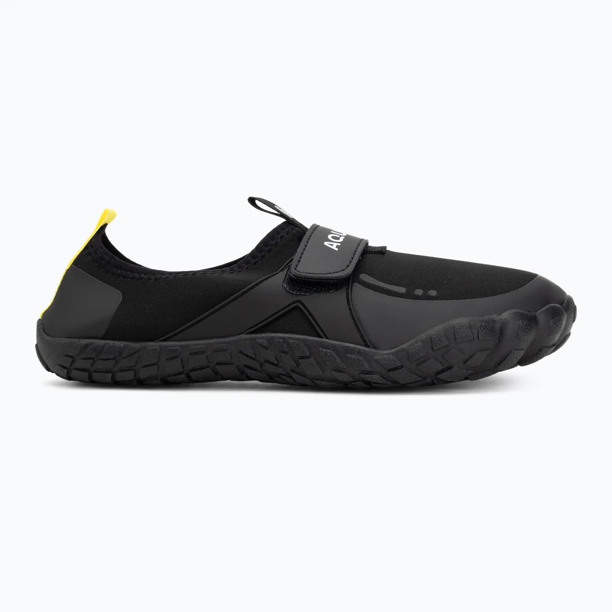 AQUASTIC Reef T - Scarpe da Bagno per Bambini per Ragazzi e Ragazze, per Nuoto, Snorkeling, Spiaggia e SUP, Maglia Traspirante, Nero, 40 EU