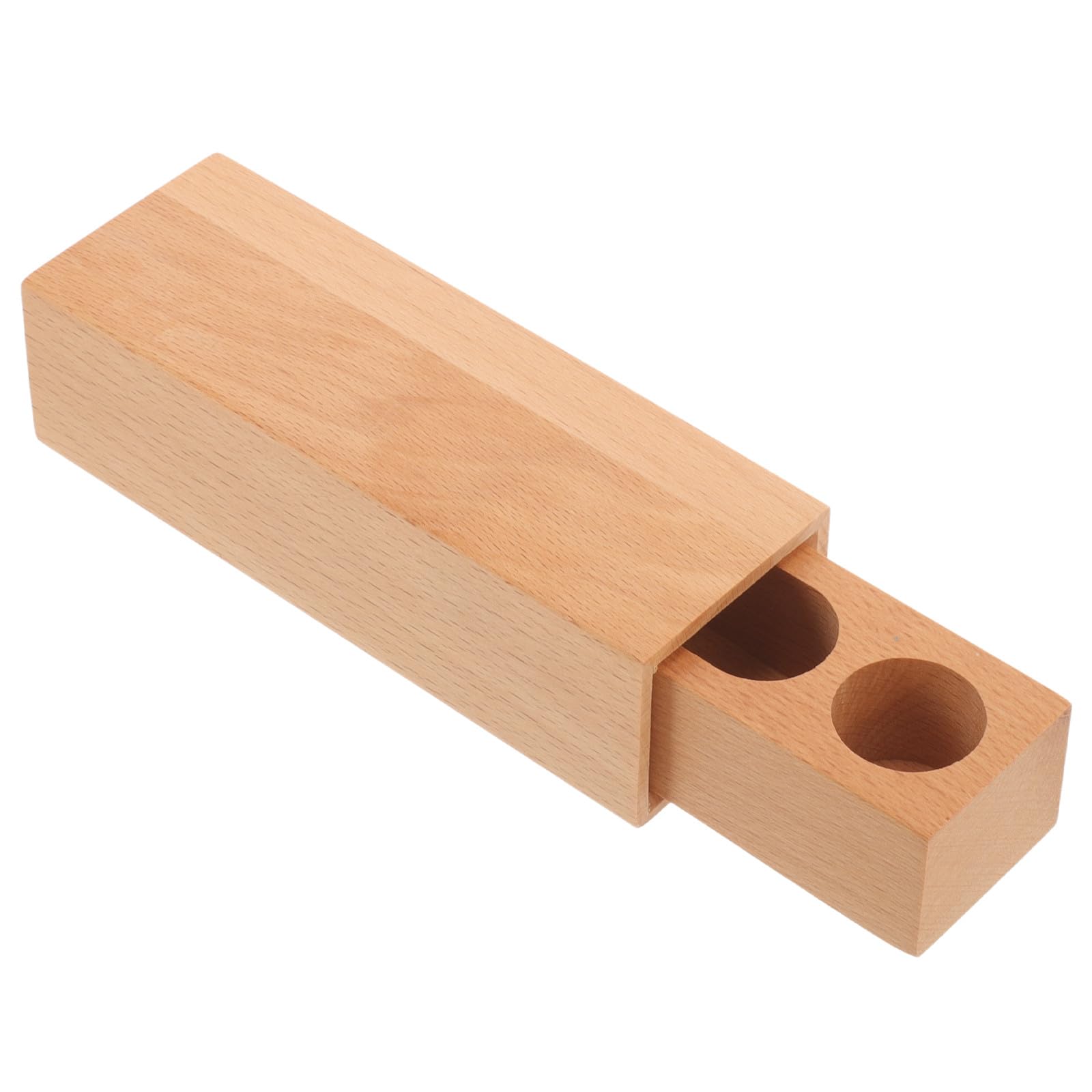 Beech Wood Stamp & Ink Pad Storage Case