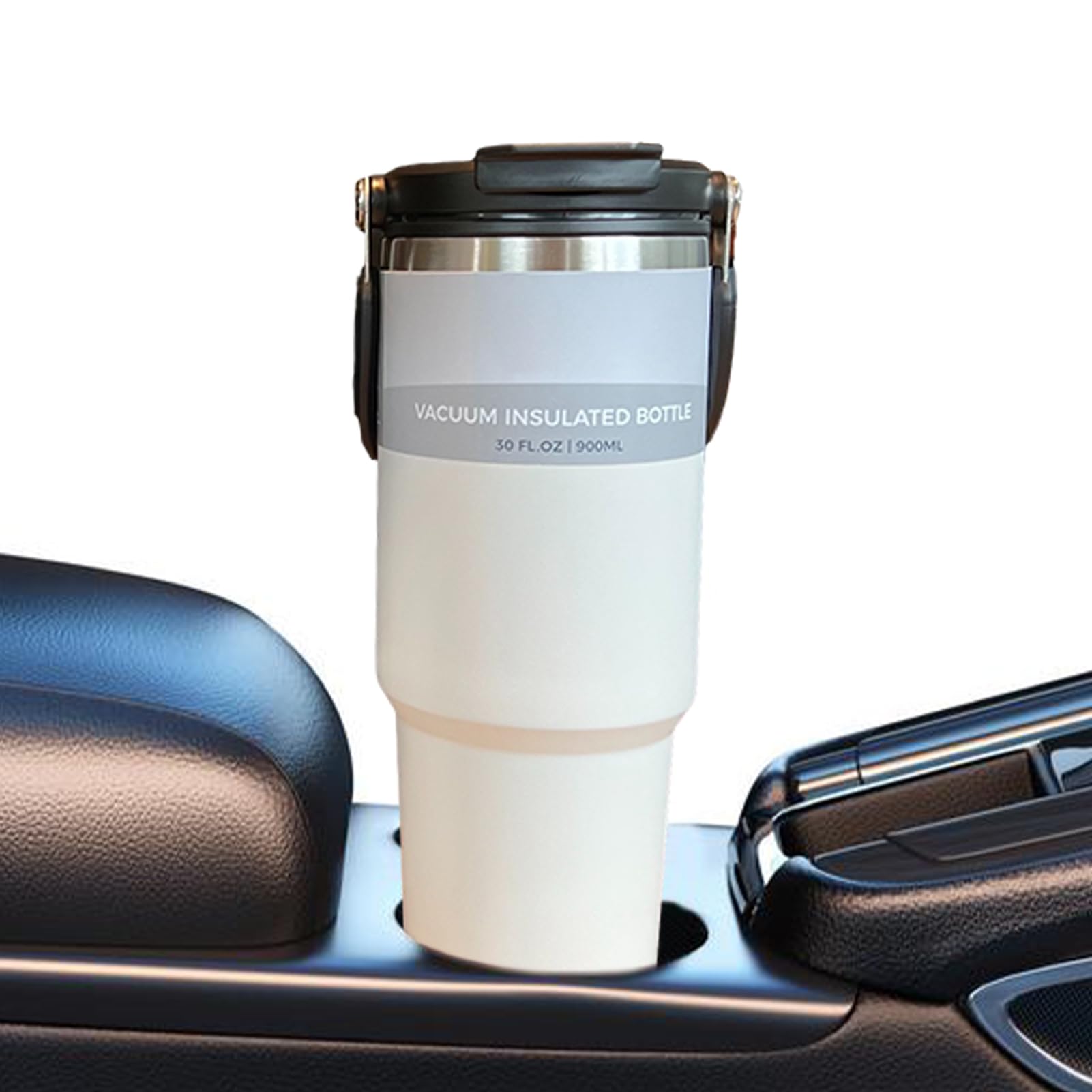 Taza de café de viaje para coche,Taza de café aislada con tapa Tazas de
