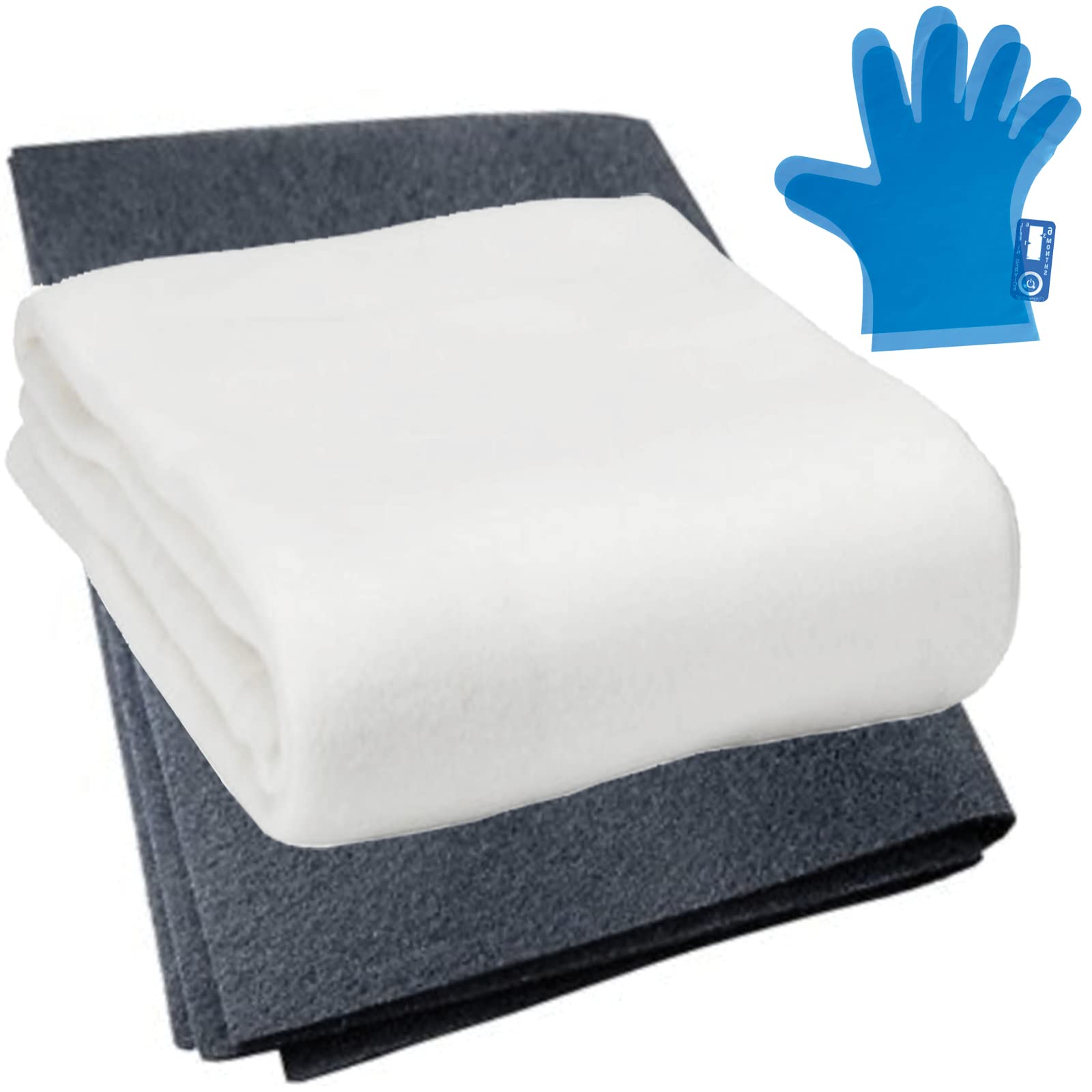 SPARES2GO Cooker Hood Grease Filter Kit compatible with Siemens Extractor Fan Vent (Pack of 2 Filters, Cut to Size)