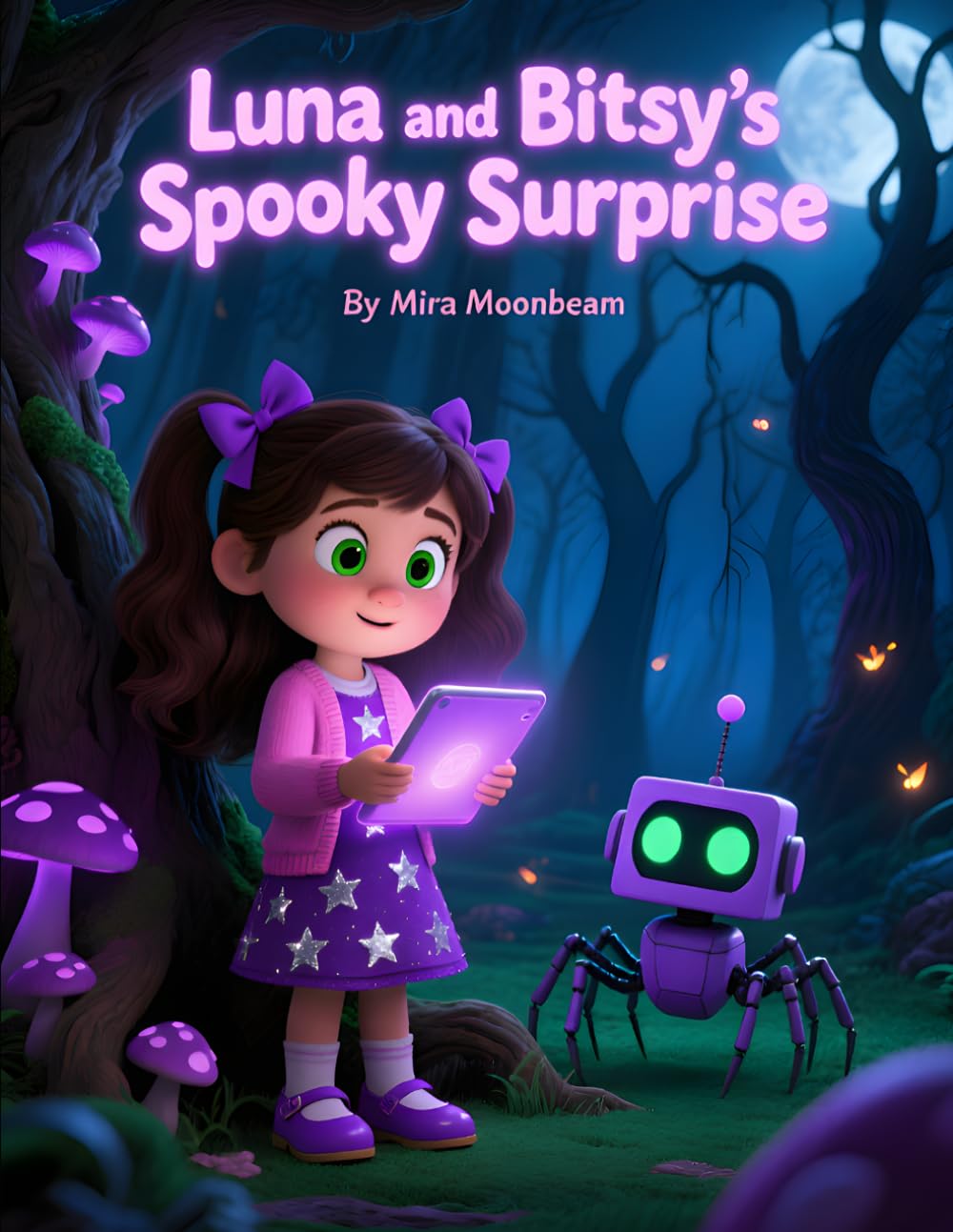 Luna and Bitsy's Spooky Surprise: A Spooky but Sweet Adventure: A Heartwarming Tale of Friendship, Courage, and a Tiny Robot’s Surprise.