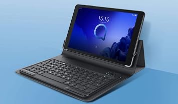 Alcatel 3T 10.1 Smart 8094M (32GB, 2GB) Tablet + Phone w/Bluetooth Keyboard + Protective Case, 5500mAh Battery, US 4G LTE GSM Unlocked (T-Mobile, AT&T, Latin) (Black)