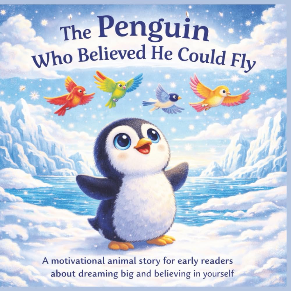 The Penguin Who Believed He Could Fly: A motivational animal story for early readers about dreaming big and believing in yourself.