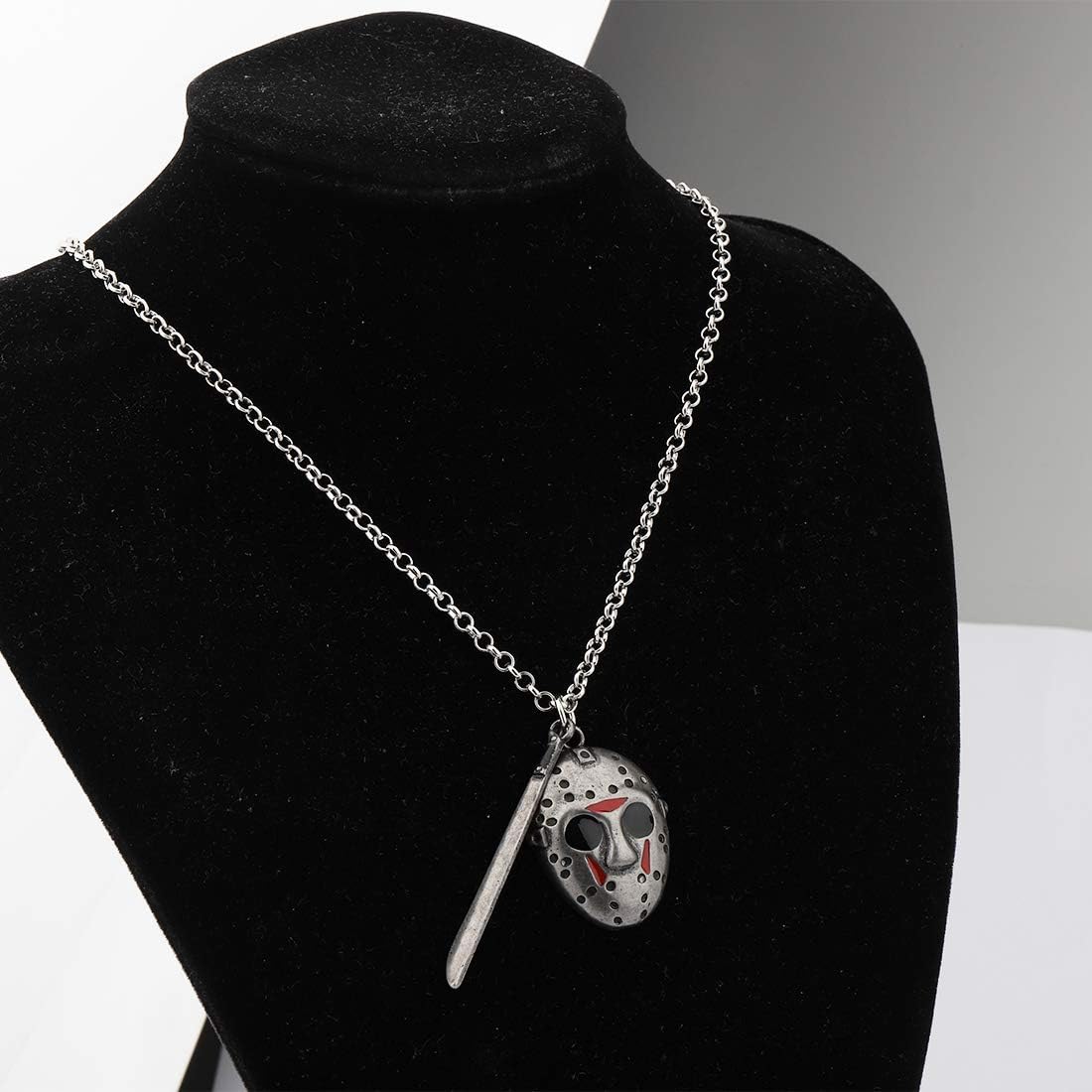 KEYCHIN Jason Machete Necklace Movie Fans Gift Thriller 80's Horror Jewellery (Jason NK) - Image 6