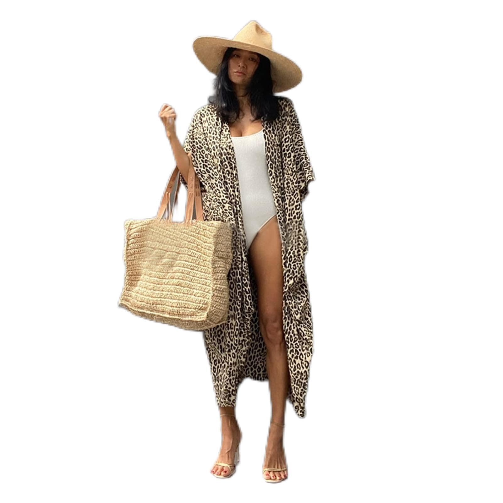 Okrycia na bikini Damski strój kąpielowy typu bikini, narzutka na plażę, kimono, peleryna, wielokolorowy