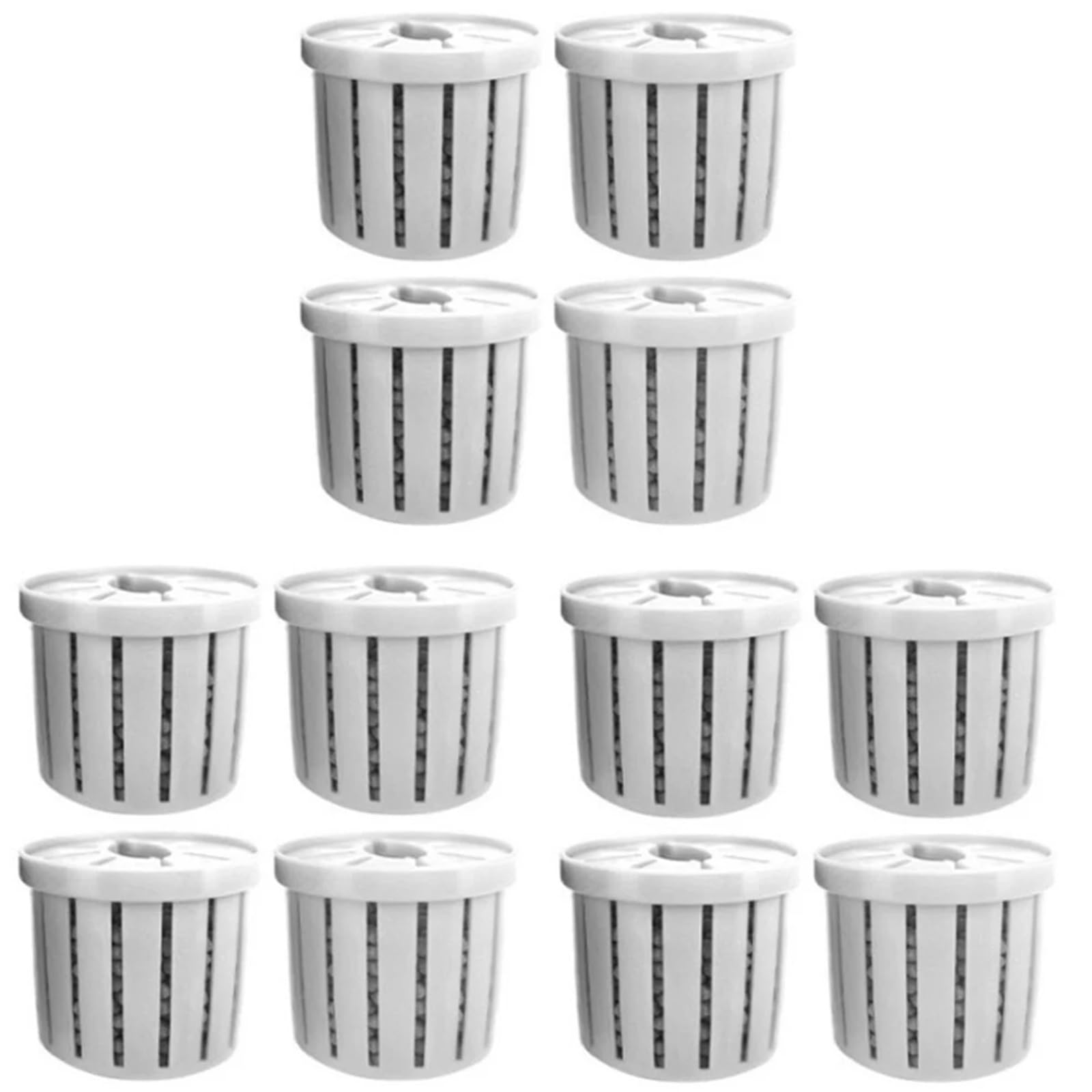 Yangshe 20Pcs Aquarium Plant Holder Multi-Function Porous Planting Basket Anti Floating Aquatic Plant Cup Aquarium Accessories