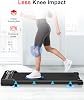 Dskeuzeew Walking Pad 2 in 1 - treadmill for at home 1-8km / h under desk Electric Treadmill Small treadmill with LED display and remote control