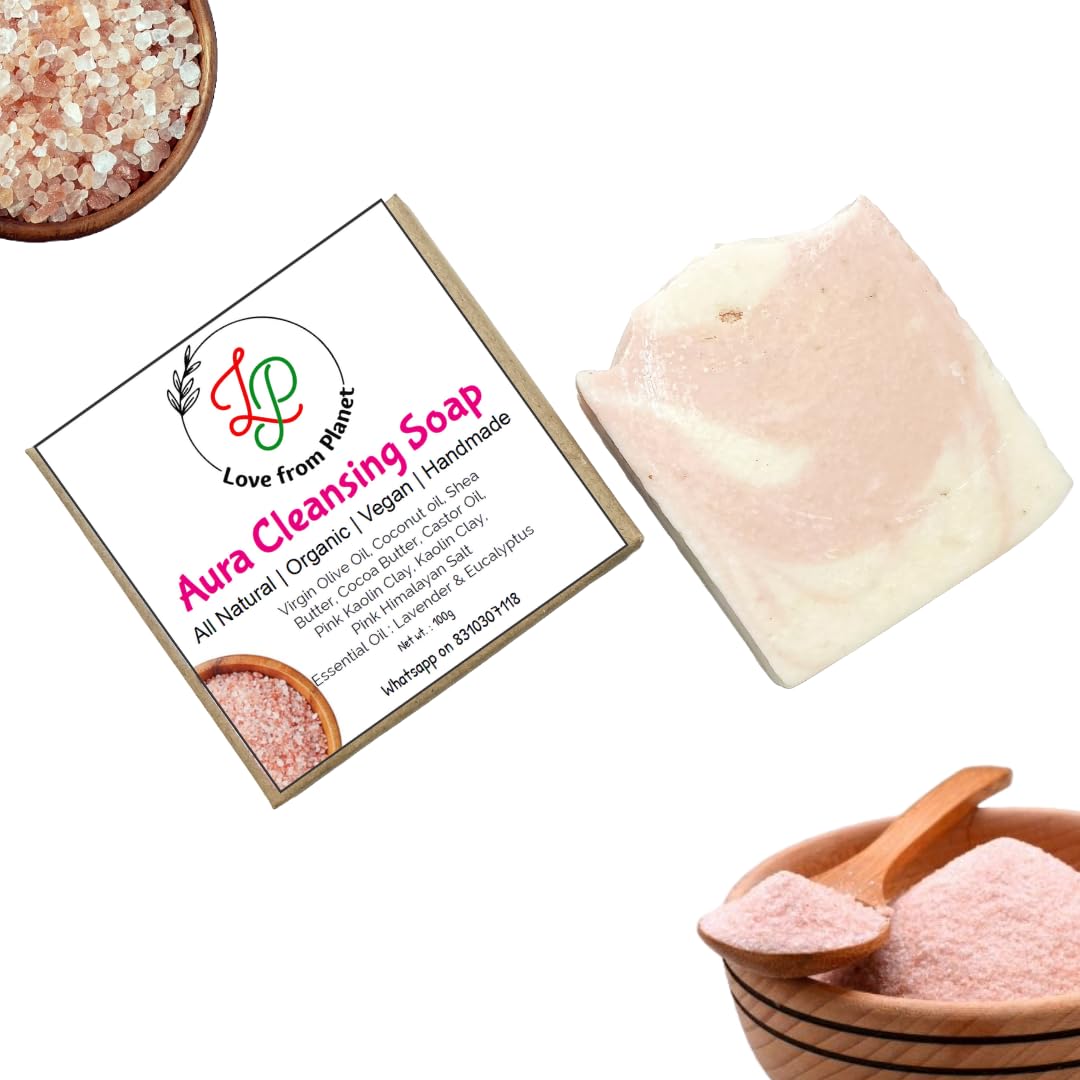 Aura Cleansing Soap—100g | Organic & Natural Handmade Soap Bar for Rejuvenating Your Body
