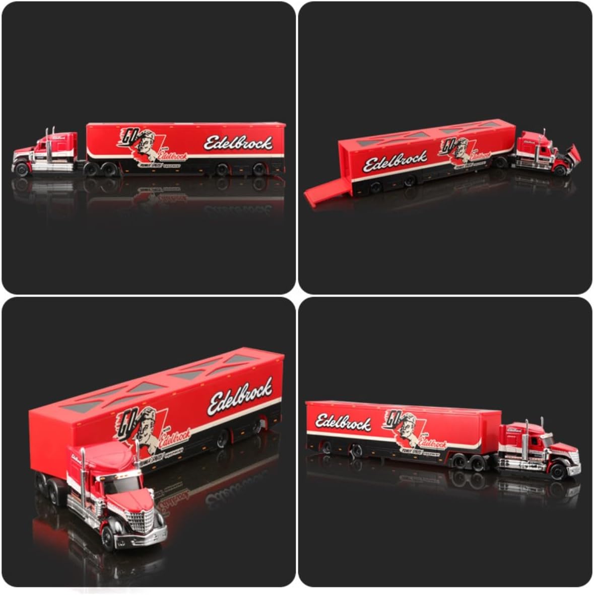 HTLNUZD 1/64 Alloy Car for Mack Anthem Lonestar UP Transport Die Cast Manufacturing Trailer Adult Collection Vehicles (BJ12418)