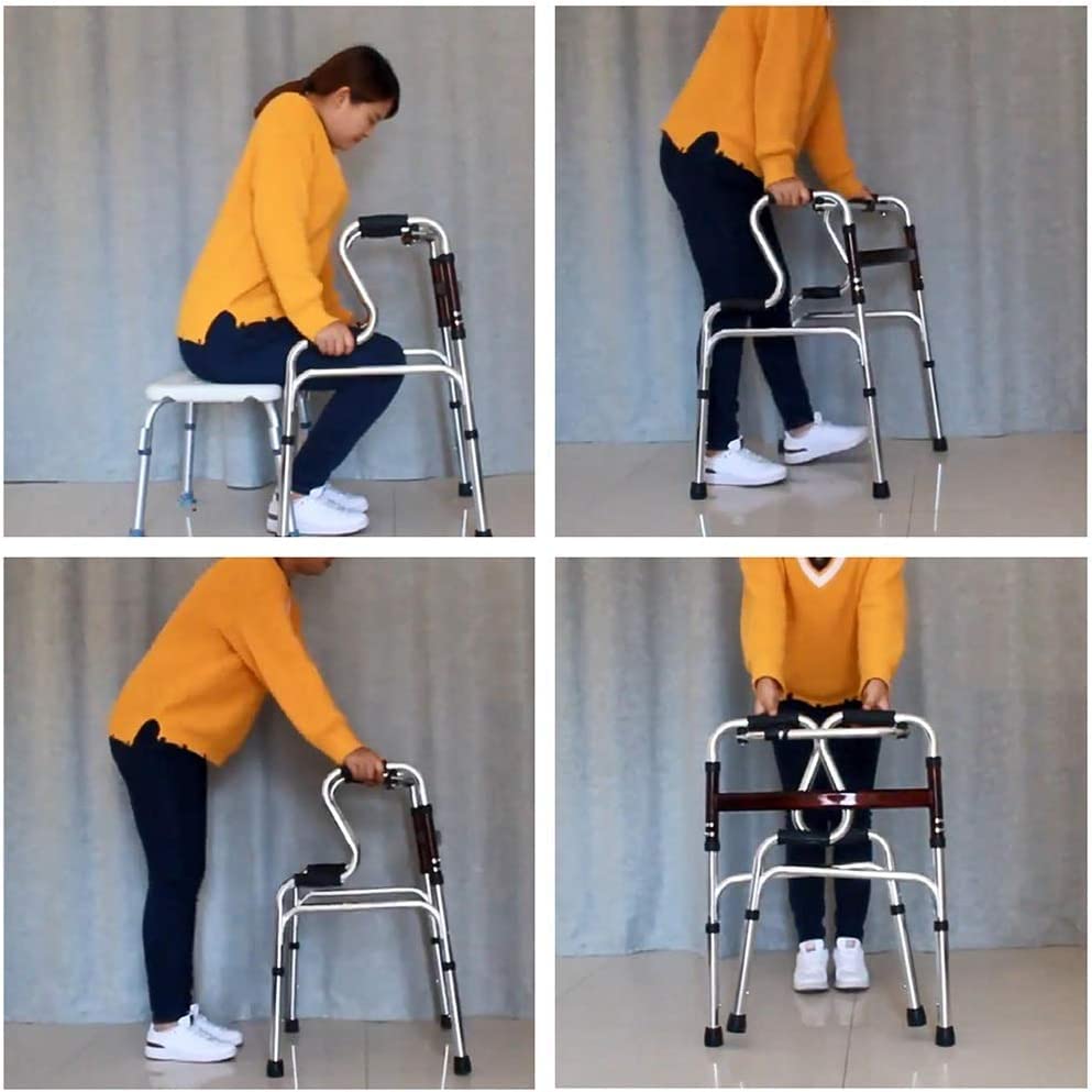 2 STEP ALLUMINIUM ADULT WALKER Portable Light Weight Height Adjustable Foldable Walker for Men Women Adults 2 STEP ALLUMINIUM ADULT WALKER Portable Light Weight Height Adjustable Foldable Walker for Men Women Adults