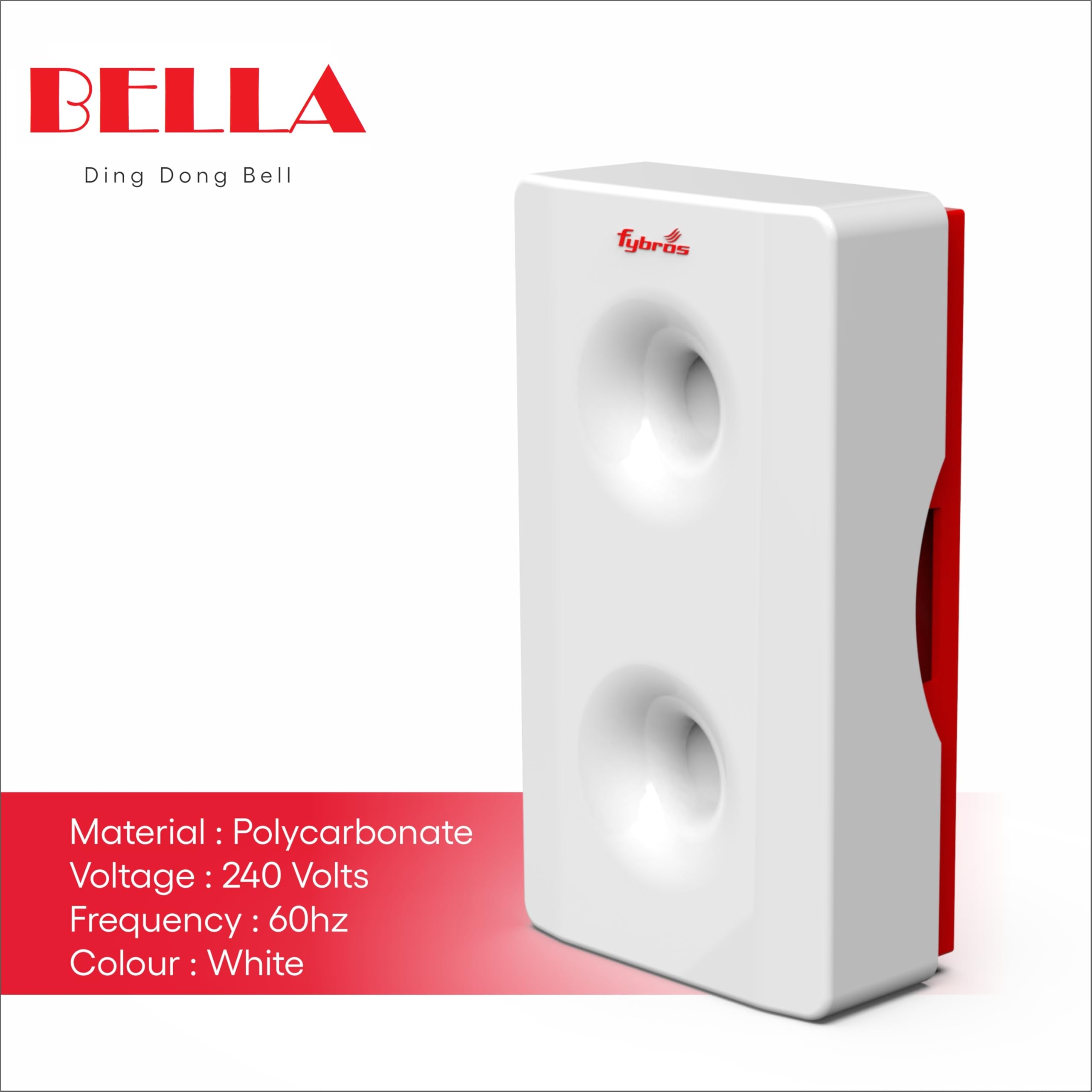 Fybros Bella Ding Dong Doorbell For Home- Made in India — Amazon image 4