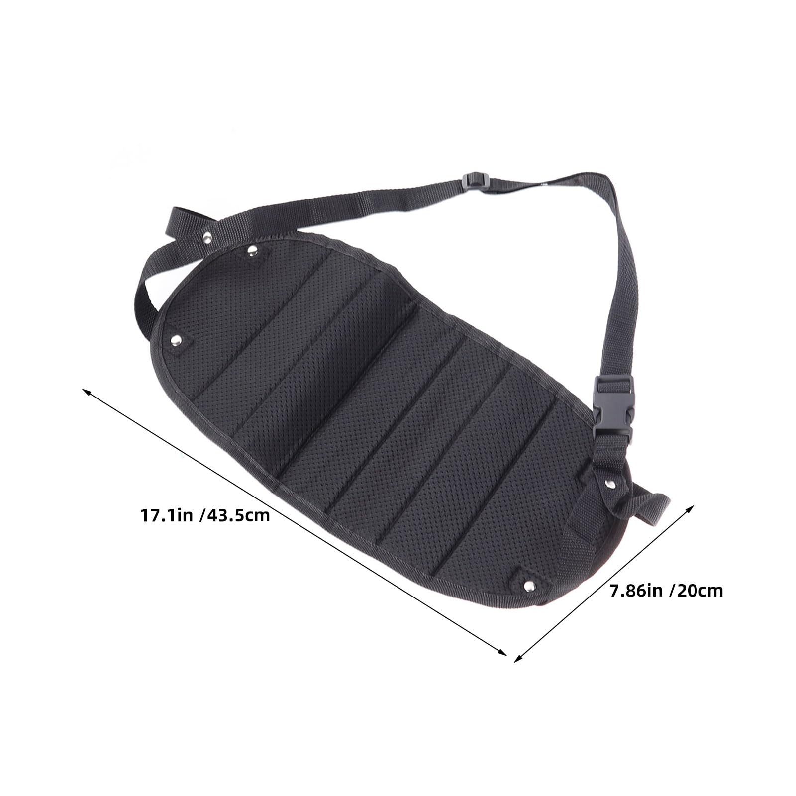 DOITOOL Poggiapiedi Portatile per Aereo Regolabile in Altezza Amaca per Gambe Nero in Sponge e Nailon 4pezzi per Ufficio e Lunghi Viaggi