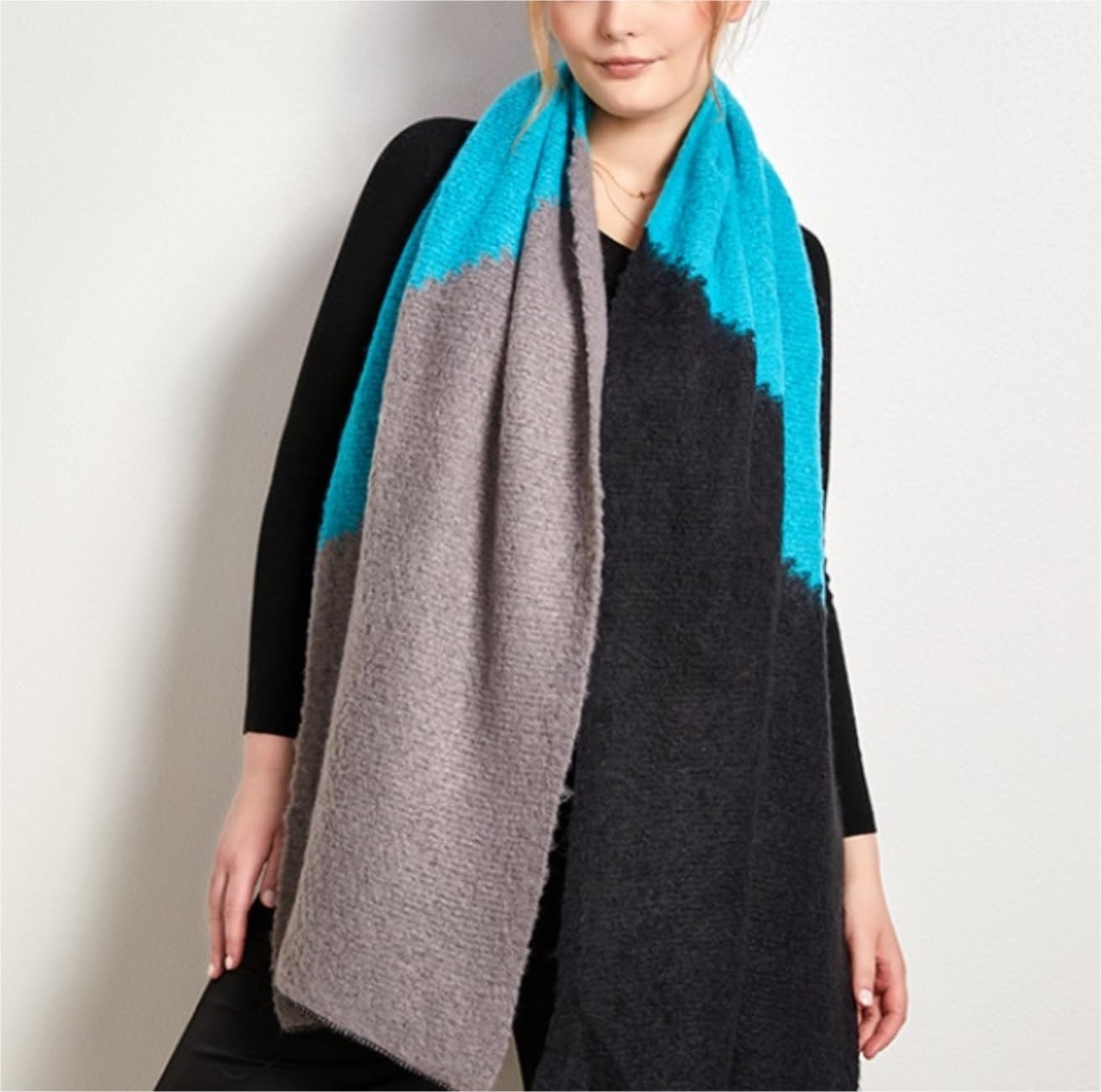 Sciarpa Scialle Sciarpa Da Donna Invernale Scialle Lungo Imitazione Cashmere Invernale Morbido E Spesso Stola Elegante