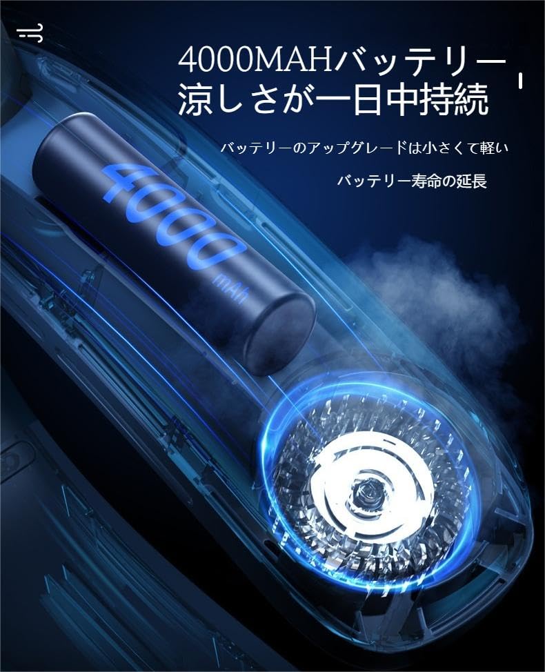 Amazon | 【瞬間冷却ネックファン 2024年夏新型】 首掛け扇風機 ネック