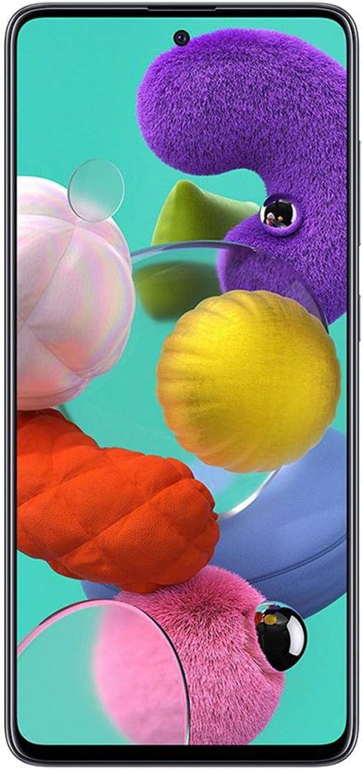Samsung Galaxy A51, 128GB + 6GB RAM, Black - Unlocked (GSM Only) (Renewed)
