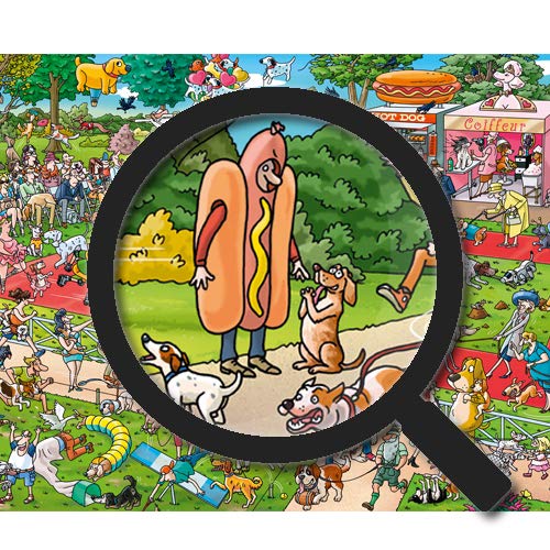 HEYE 29788 - Dog Show Triangular, Birgit Tankc, inklusiv Poster, 1000 Teile Puzzle – Bild 4