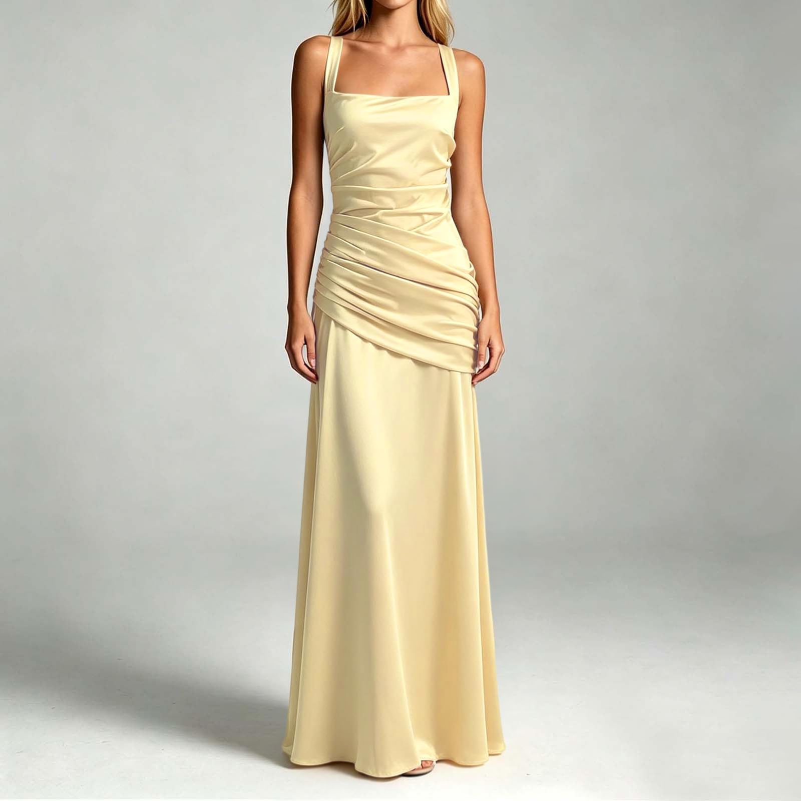 Vestidos De Boda Invitada Vestido Boda Invitada Largo Maxi Vestido Ajustado Sin Mangas De Fiesta Ajustado Vestidos Formal Noche Bodycon para Cóctel Graduacion Comunion
