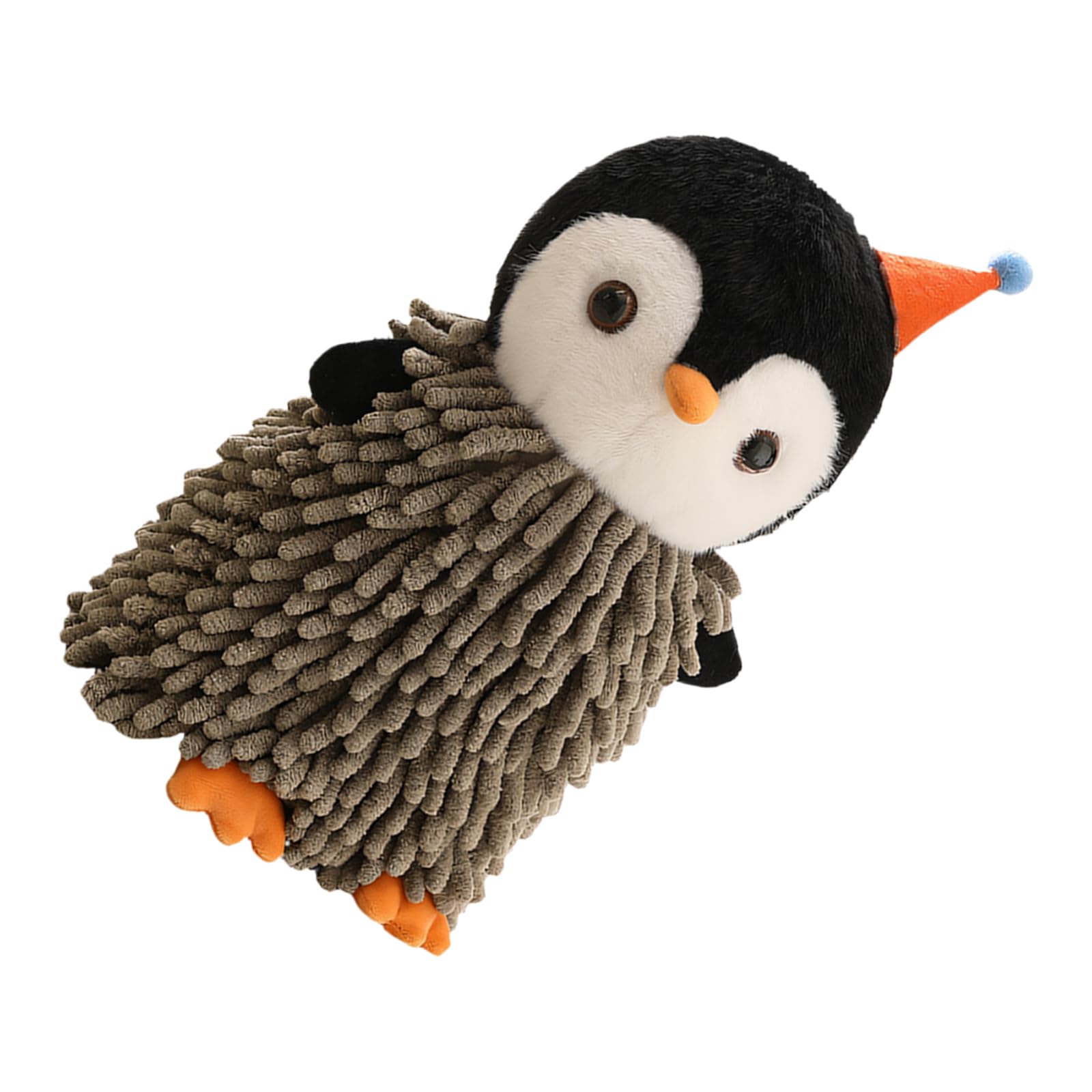 DSLKGWE Penguins Design Hand Towel Fuzzy Fabric Super Absorbent Quick Dry Hanging for Home Kitchens Bathroom Use Bathroom Hand