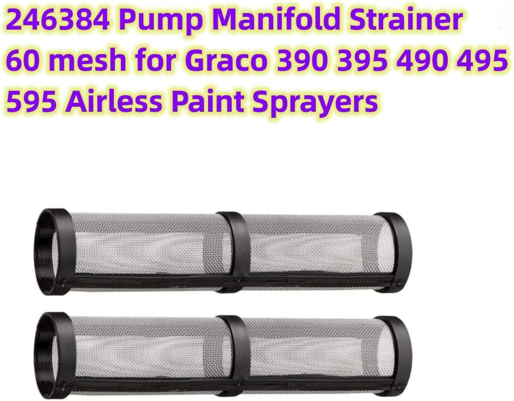 Graco Airless Sprühpumpenfilter - 60 Maschen - 2er-Pack - 246384
