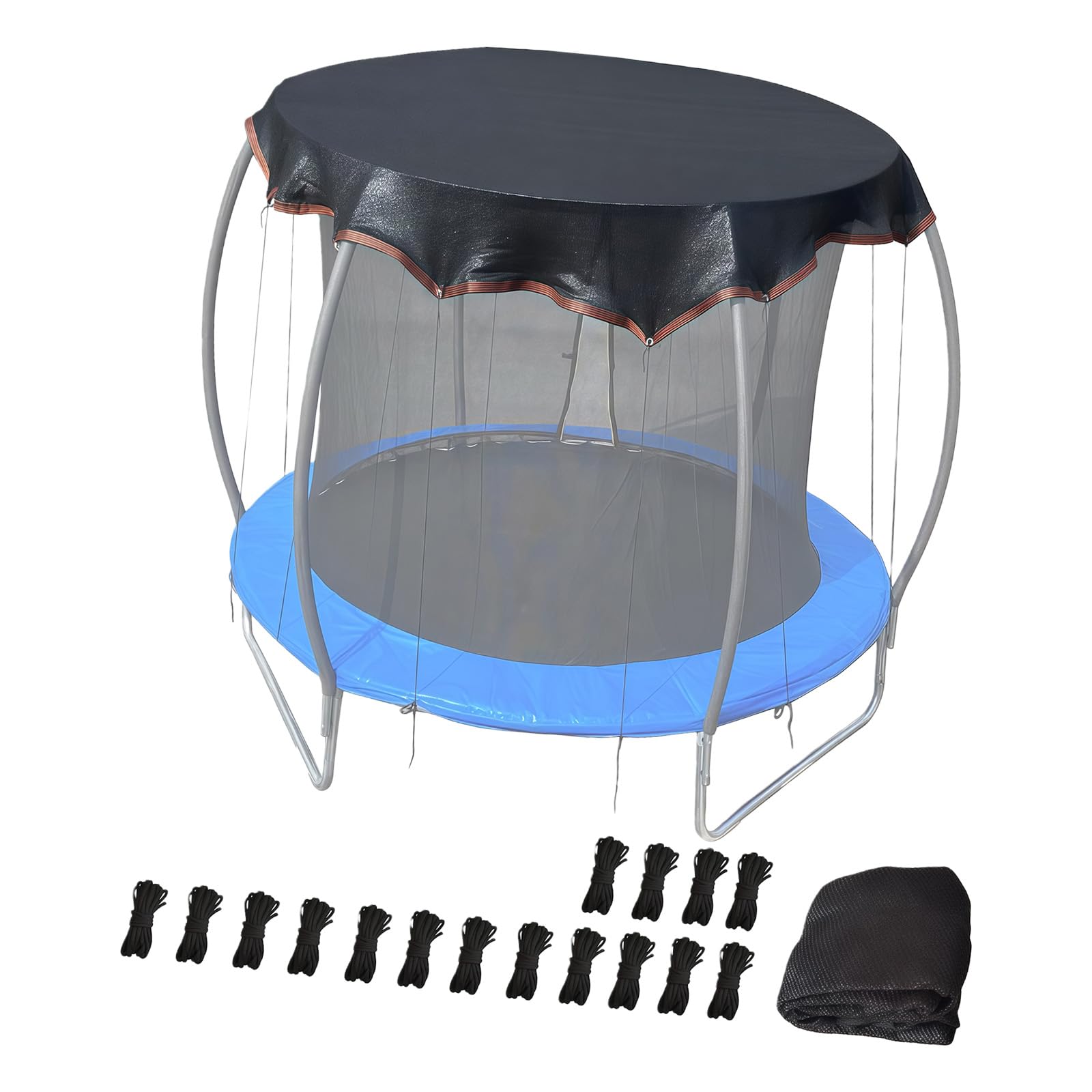 Couverture de trampoline haut de gamme bâche durable toutes saisons