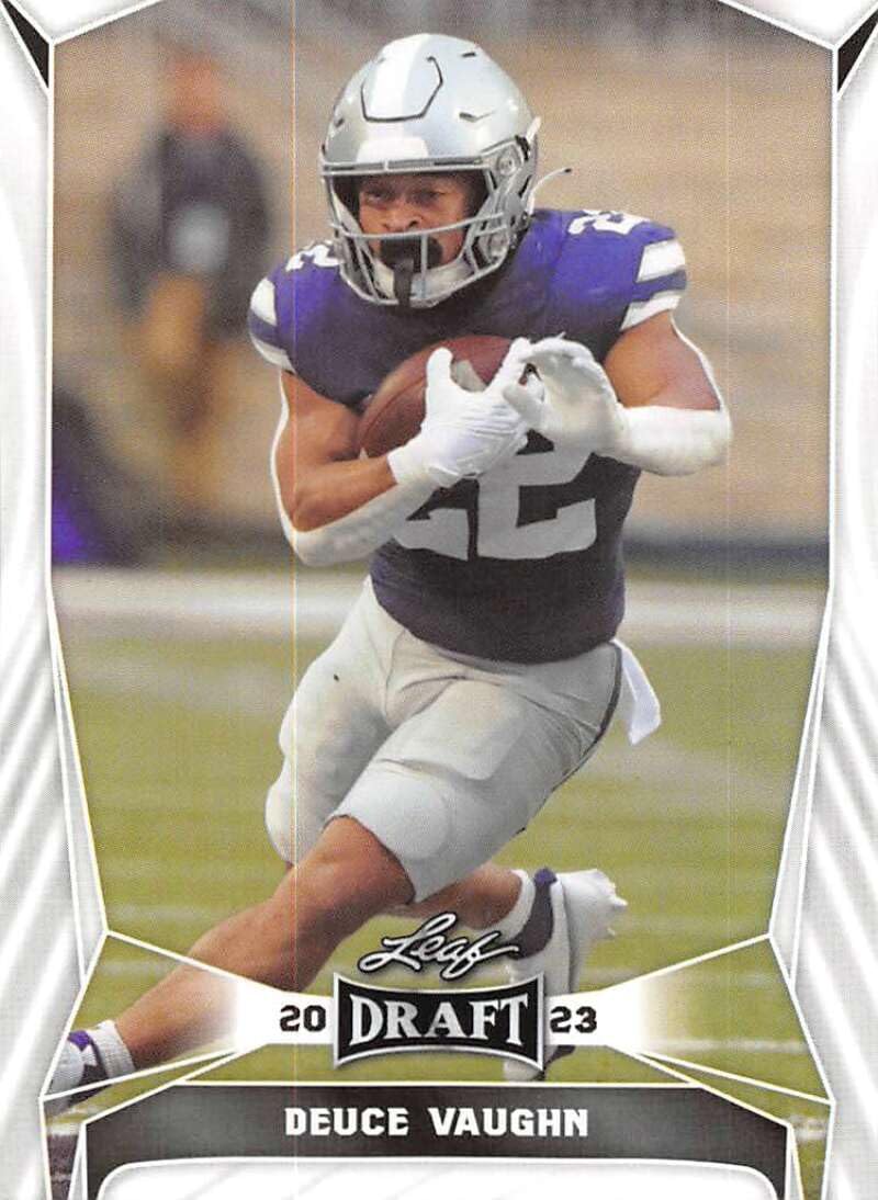 Amazon.com: 2023 Leaf Draft #21 Deuce Vaughn Kansas State