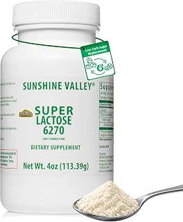 Sunshine Valley® Super Lactose Powder – Food Grade Powder for Baking, Cooking & Food Preparation, Fine Powder Ingredient for Recipes & Beverage Mixing – 4 oz