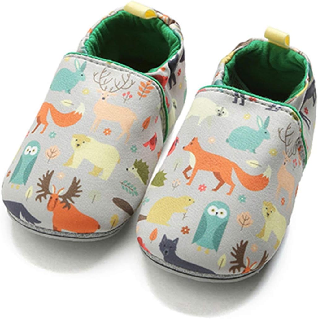 COSANKIM Infant Soft Sole Slippers - Non Skid Comfort