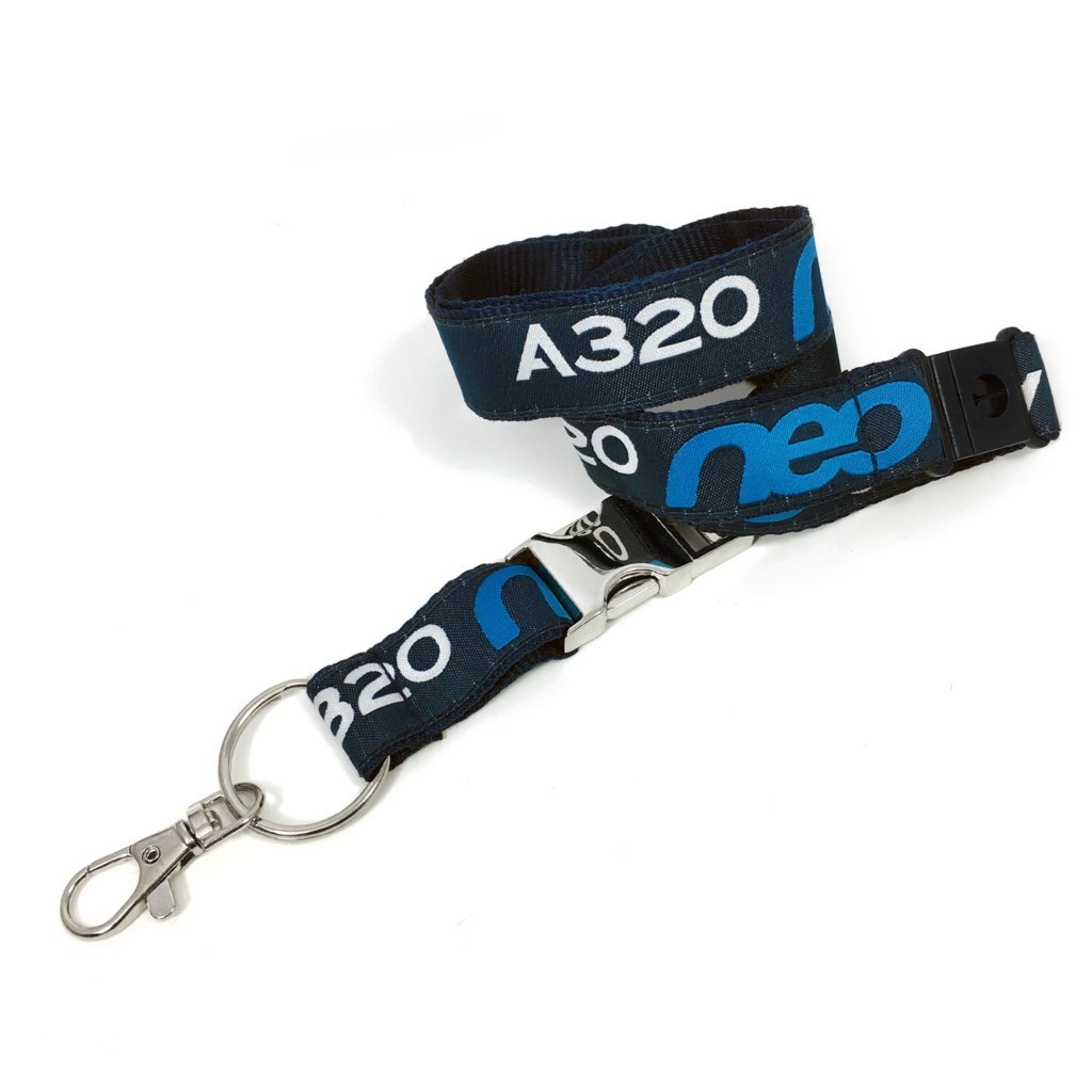 ラノーズ　エアプレート Airbus A320 Neo woven Lanyard + Rozet Reel : Amazon.com.tr: Ofis