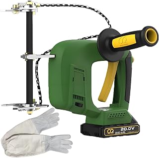 2025 Electric Bee Remover with 2 * 2000mAh Batterys - 600-2000rpm Cordless Bee Shaker, 9 Gear Adjustable,Beehive Frame Shaking Machine,Bee Hive King Box Beekeeping Tool