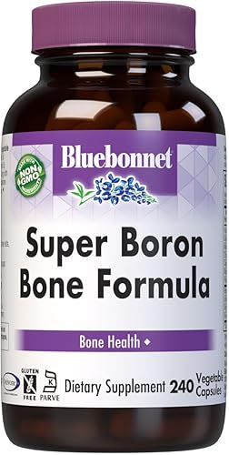 Miniatura 4 de BlueBonnet Cápsulas vegetarianas Super Boron Bone Formula Vegetarian, 120 unidades