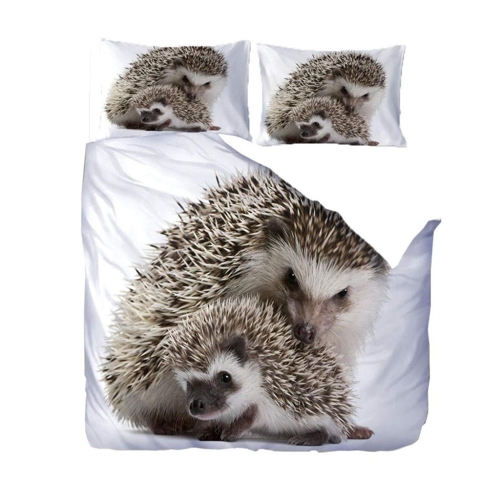 Housse de couette hérisson hypoallergénique en taille 200 x 200 pour un sommeil serein