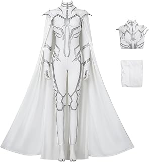 Hela White Costume, Anime Season 2 Hela Battle Suit Halloween Cosplay Outfit for Women