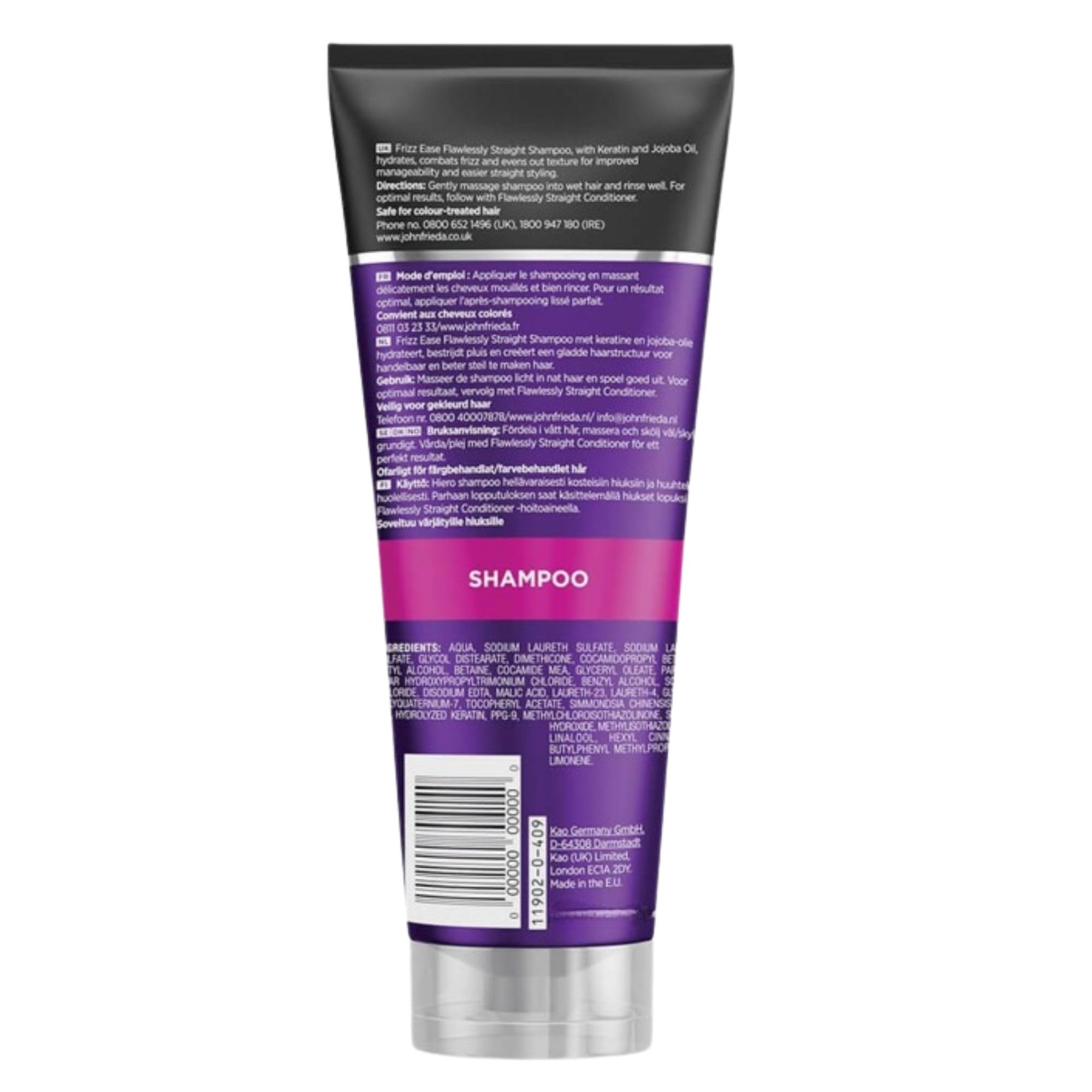 Amazon.com : Frizz Ease Flawlessly Straight Shampoo, Keratin
