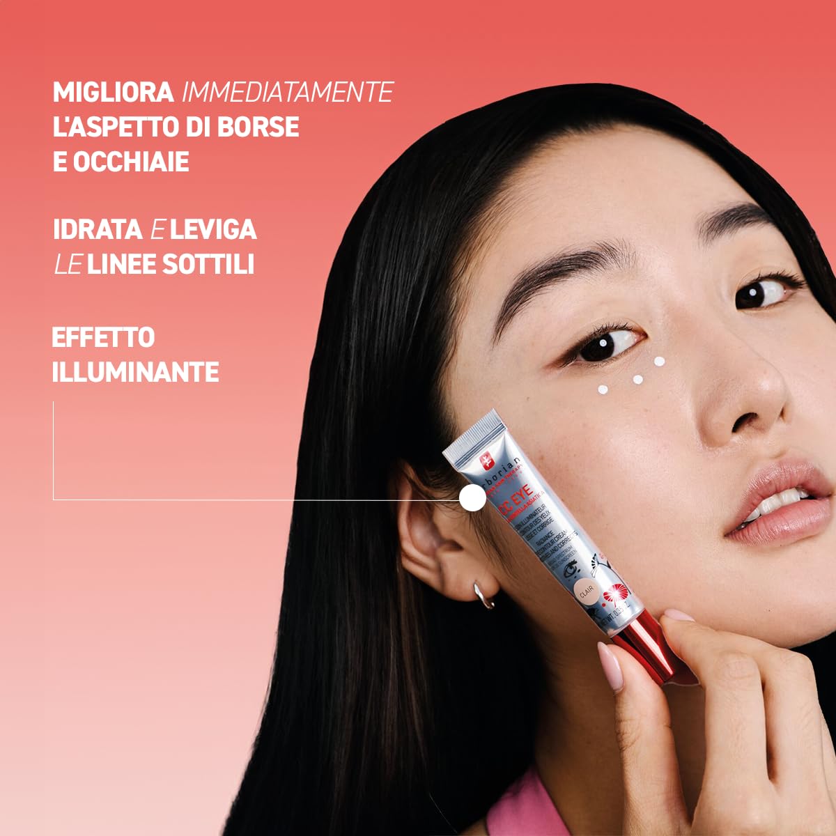Erborian - CC Eye Crema Chiara alla Centella Asiatica – Trattamento Illuminante e Correttore Tinta Contorno Occhi SPF 20 - Leviga e Corregge le Occhiaie - Trattamento Cosmetico Coreano - Clair - 10 ml