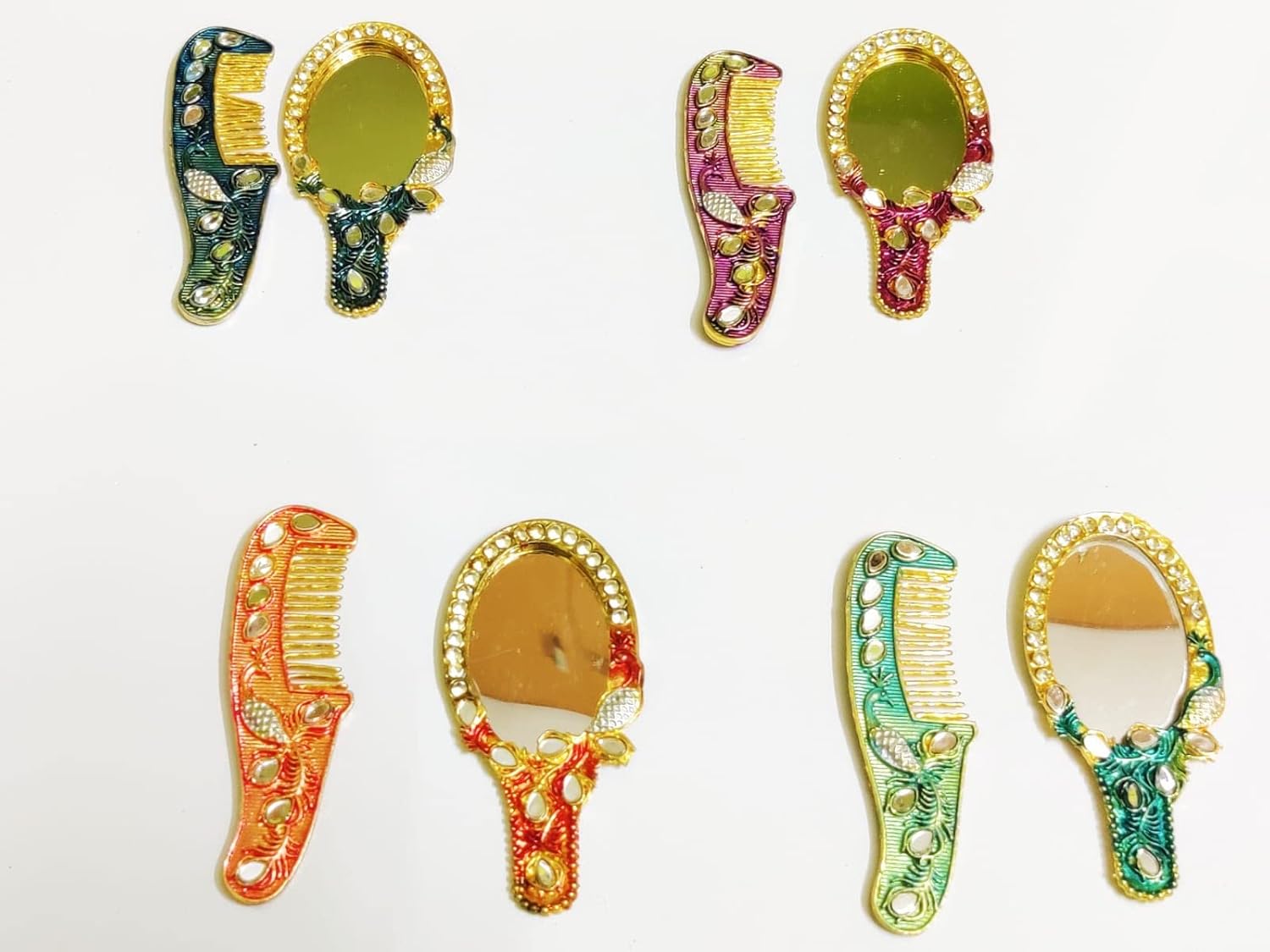 / Laddu Gopal Toys/Laddu Gopal Mirrior and Comb/Laddu Gopal Designer / (Set of 1) RK_1166