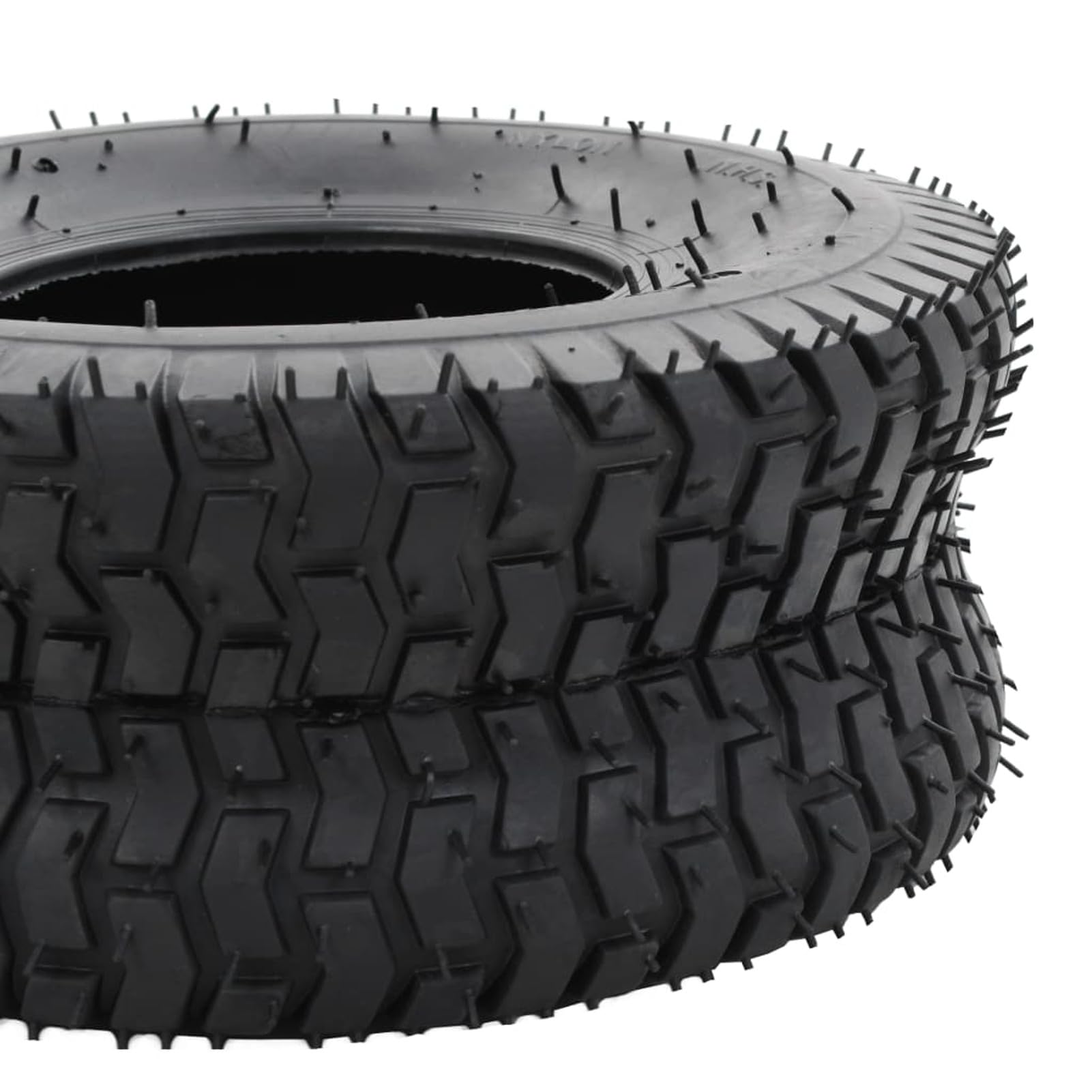 Homgoday Neumáticos de Repuesto Antipinchazos con Cámaras de Aire - 15x6.00-6 4PR, Negro, 160 kg, para Carretillas y Carros de Mano