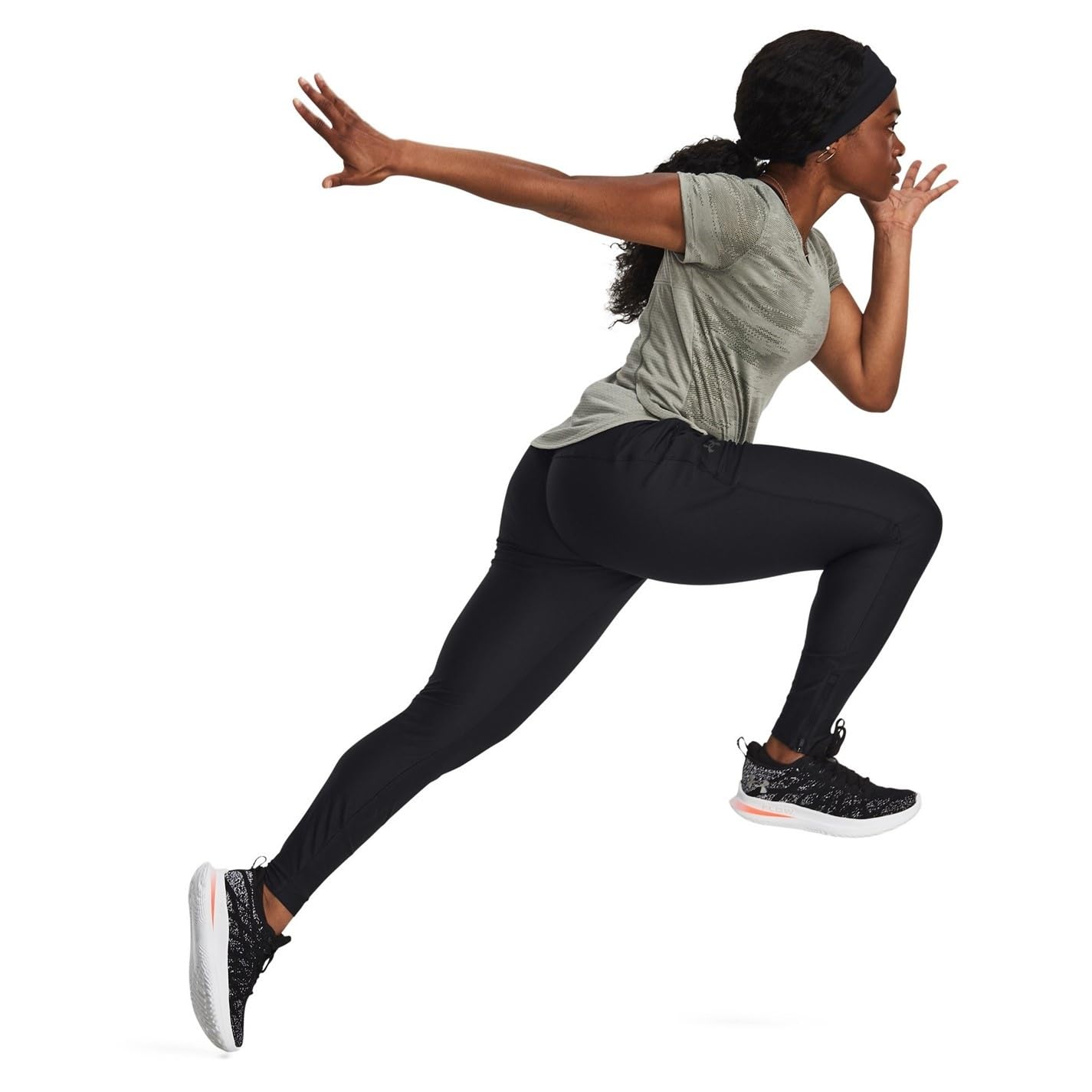 Under Armour Damen Qualifier Elite Pants Laufbekleidung Laufhose Black - Schwarz L