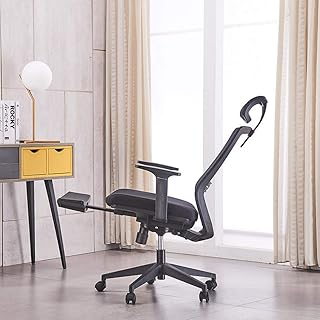 Fácil de Ajustar Fashian Silla for computadora, Silla de Oficina, Elevador de Tela for Redes domésticas Esports Puede Convertirse en un sillón reclinable, Ergonomía, Soporte Lumbar Hermoso