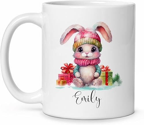 Miniatura 12 de Tazas de cerámica blanca personalizadas, diseño de mariposa con cajas de regalo coloridas, taza de café con nombre personalizado, taza de té
