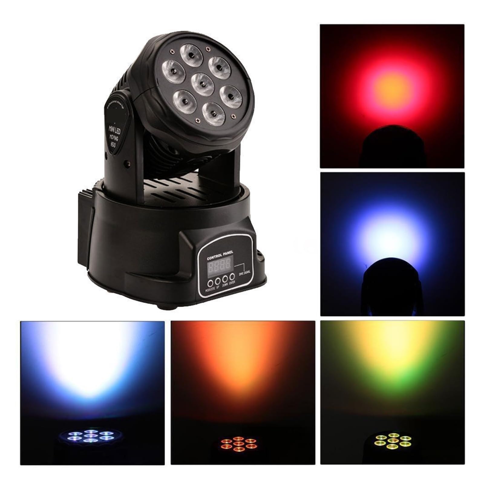 LED Wash 7x18W RGBWA + UV/7x12W RGBW Moving Head Beleuchtung 4in1 for Disco DJ KTV 12/16DMX Kanäle Bühne Dj Licht Für Partys und Clubs
