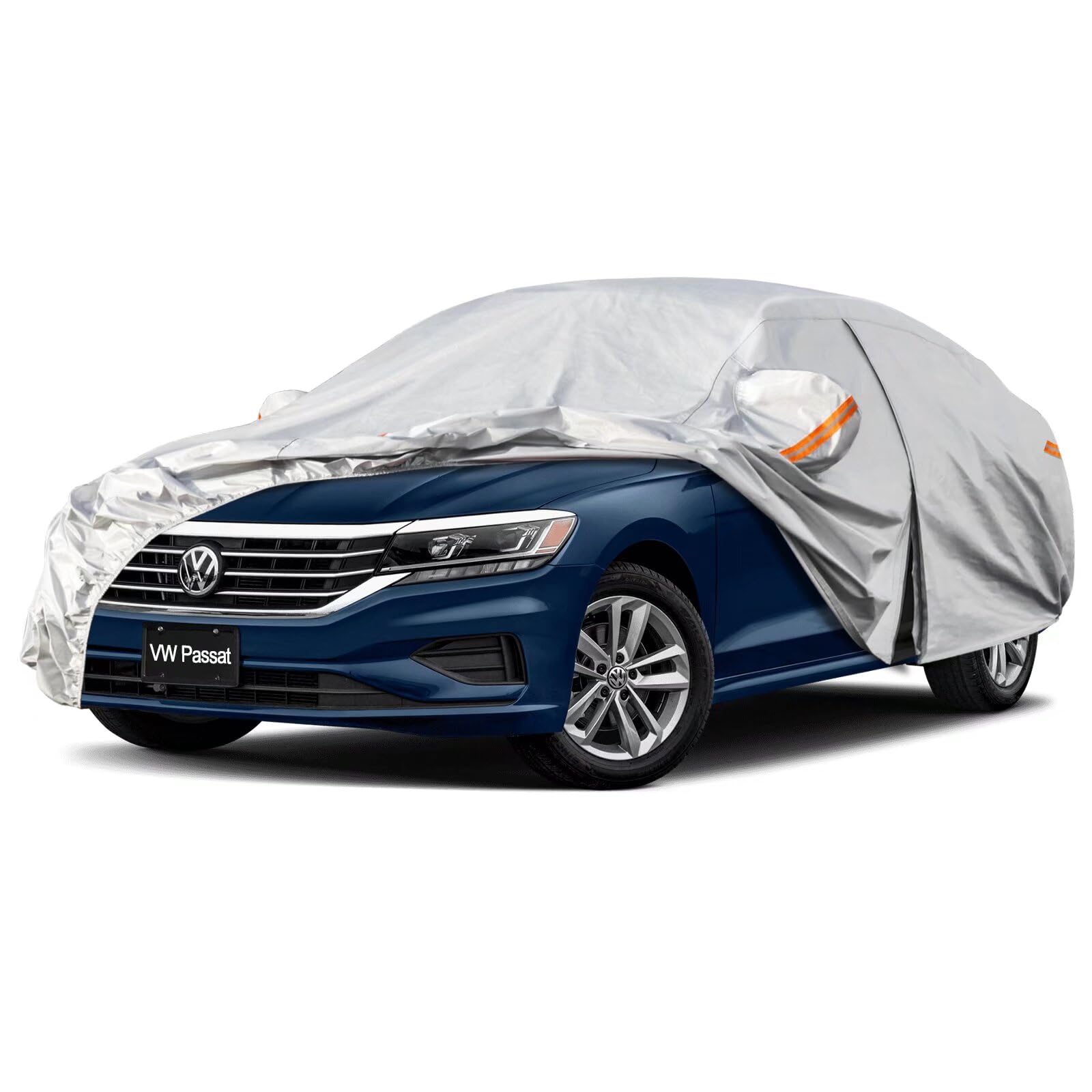 Kayme Funda Coche Exterior, Compatibles con Audi A5 (2009-2025), Cubierta para Coche Impermeable Transpirable Anti-UV Antipolvo de 6 Capas, Cubre Coche con Cremallera y Forro de Algodón. — view 57