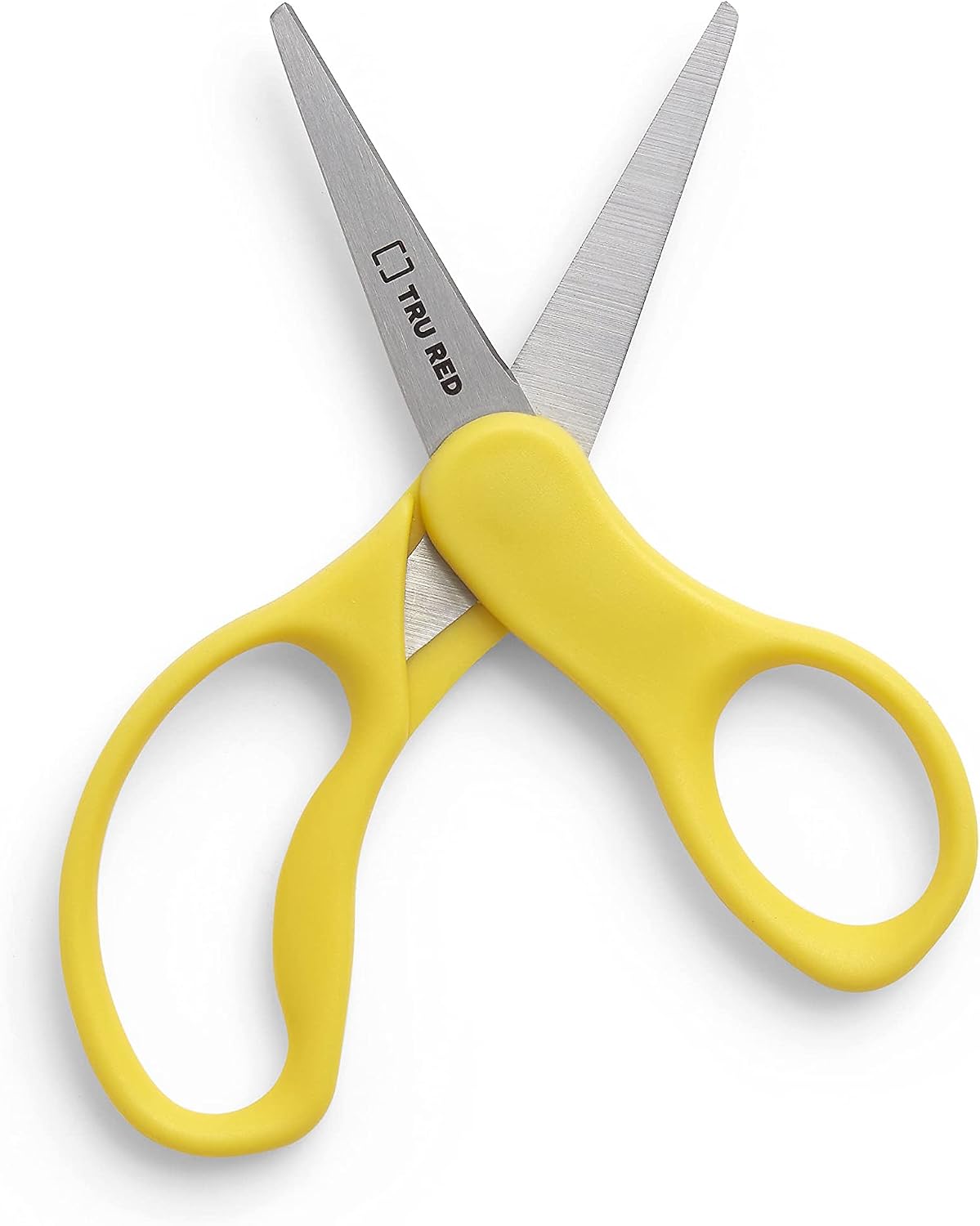TRU RED 5‑Inch Stainless Steel Scissors, Straight Handle, Right & Left Handed – Office Scissors