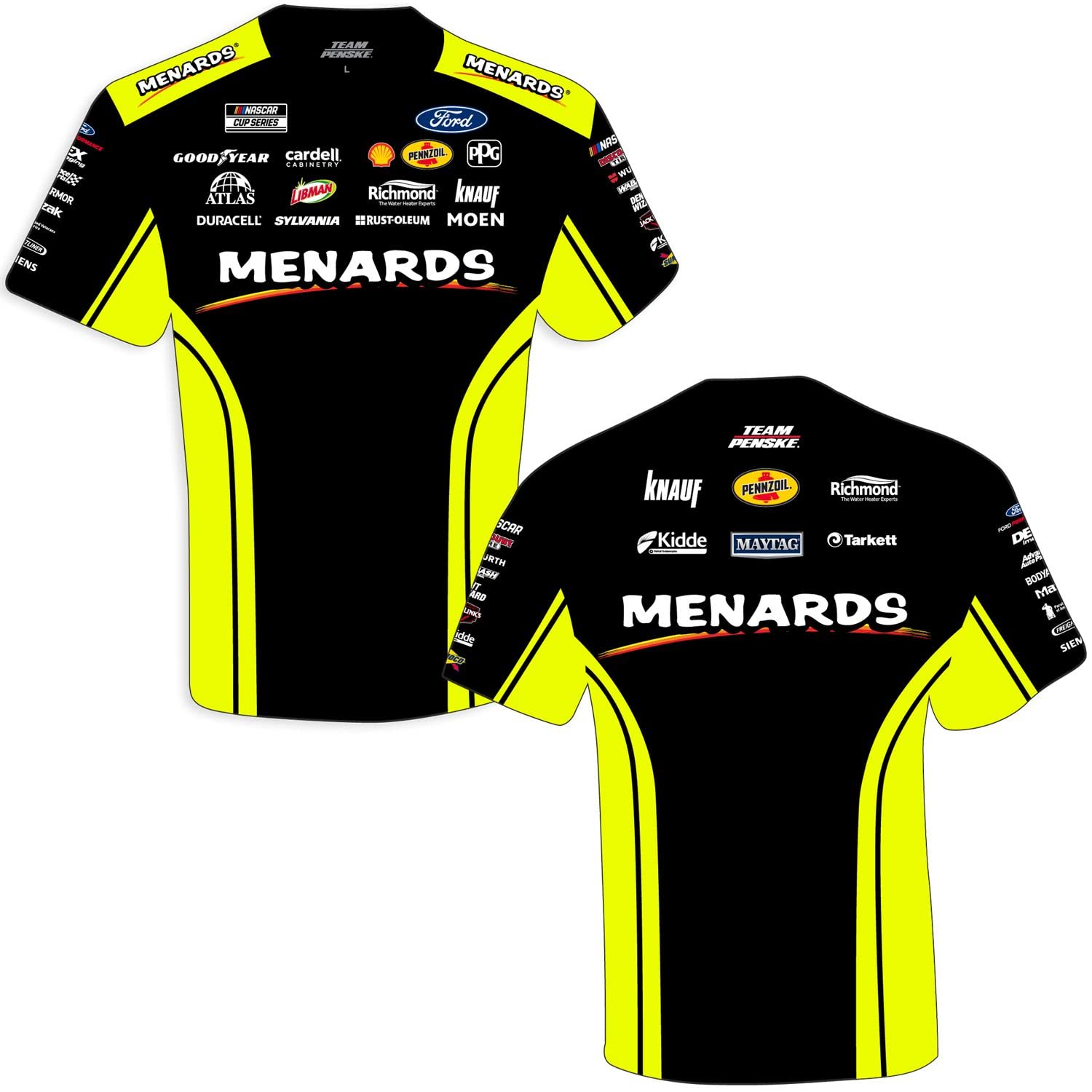 Buy Checkered Ryan Blaney 2022 Menards Sublimated Uniform Pit Crew T