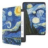 TiMOVO Custodia per Nuovo Kindle (10ª Generazione - Modello 2019), Cover in Pelle PU Ultra Sottile e Leggera con Auto Sonno/Sveglia (non Adatto Kindle Paperwhite) - Notte Stellata